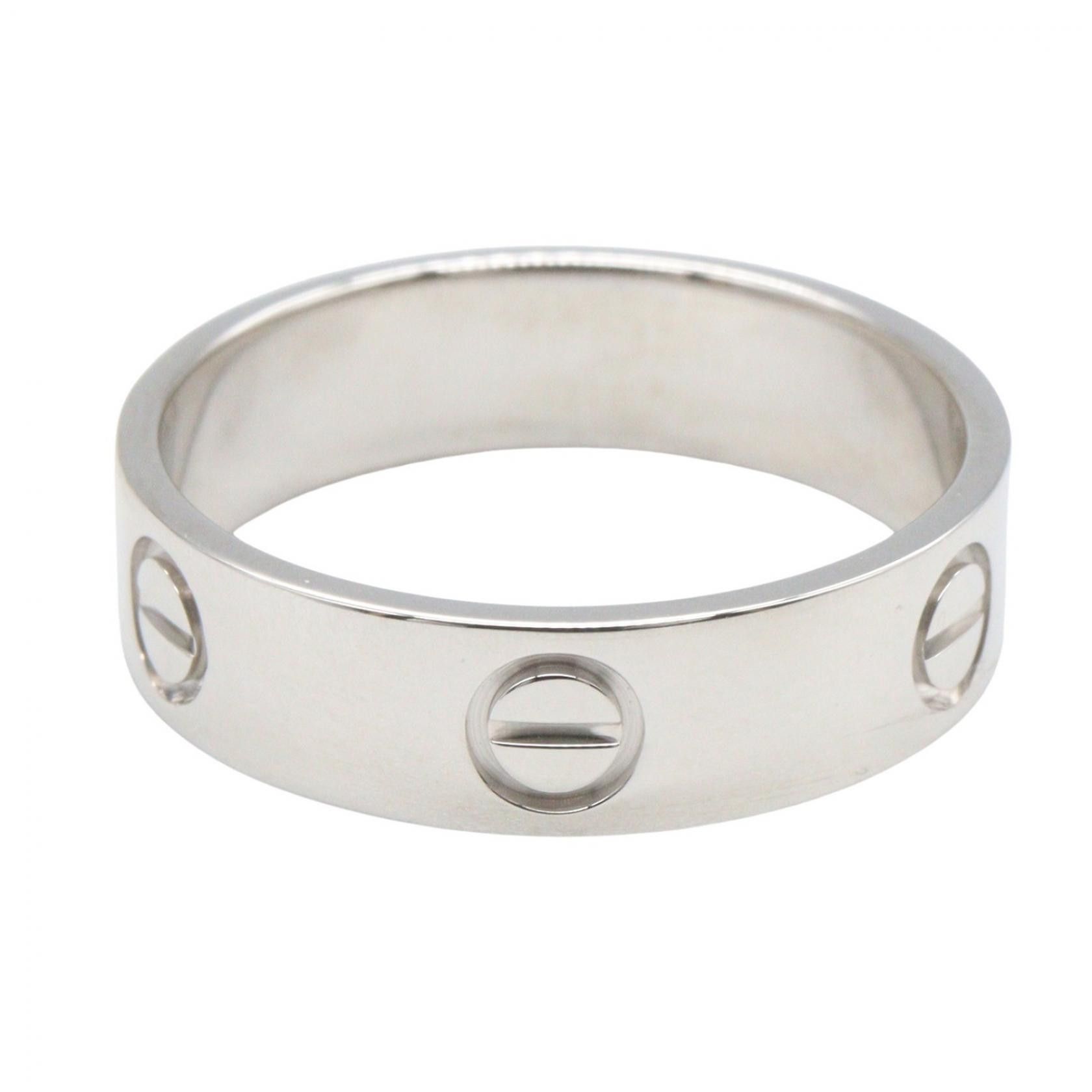 Cartier Cartier Cartier Love Au750 White Gold Ring Size 18 Precious Metal Ring B4084700 DUTY FREE for USA Size ONE SIZE - 2 Thumbnail