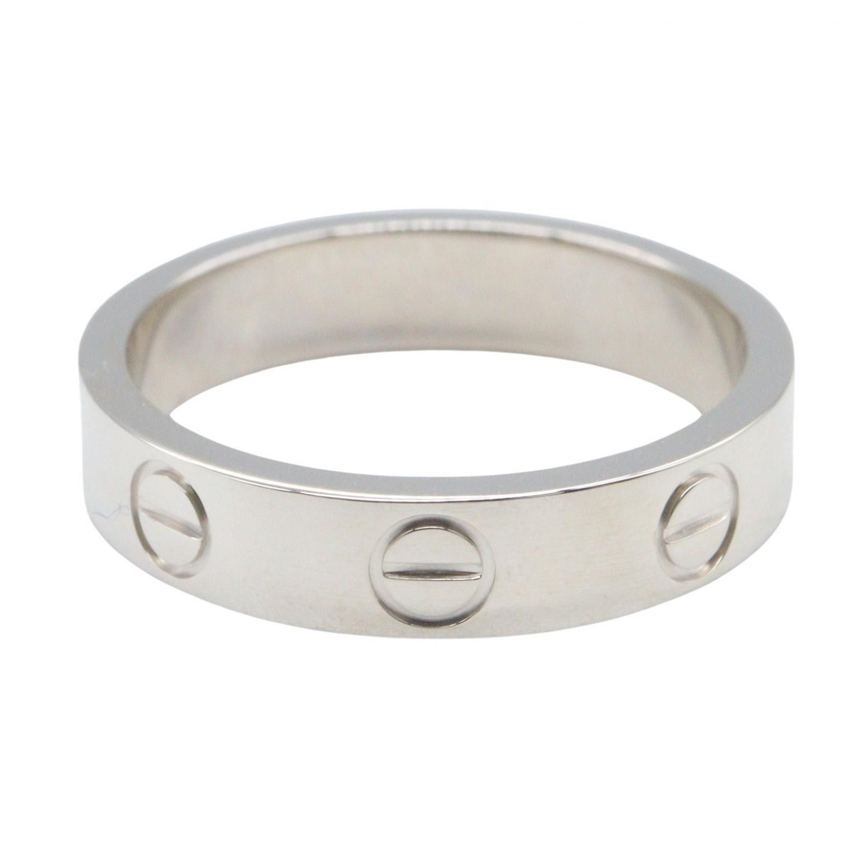 Cartier Cartier Cartier Mini Love Au750 White Gold Ring Size 47 Precious Metal Ring B4085100 DUTY FREE for USA Size ONE SIZE - 2 Thumbnail