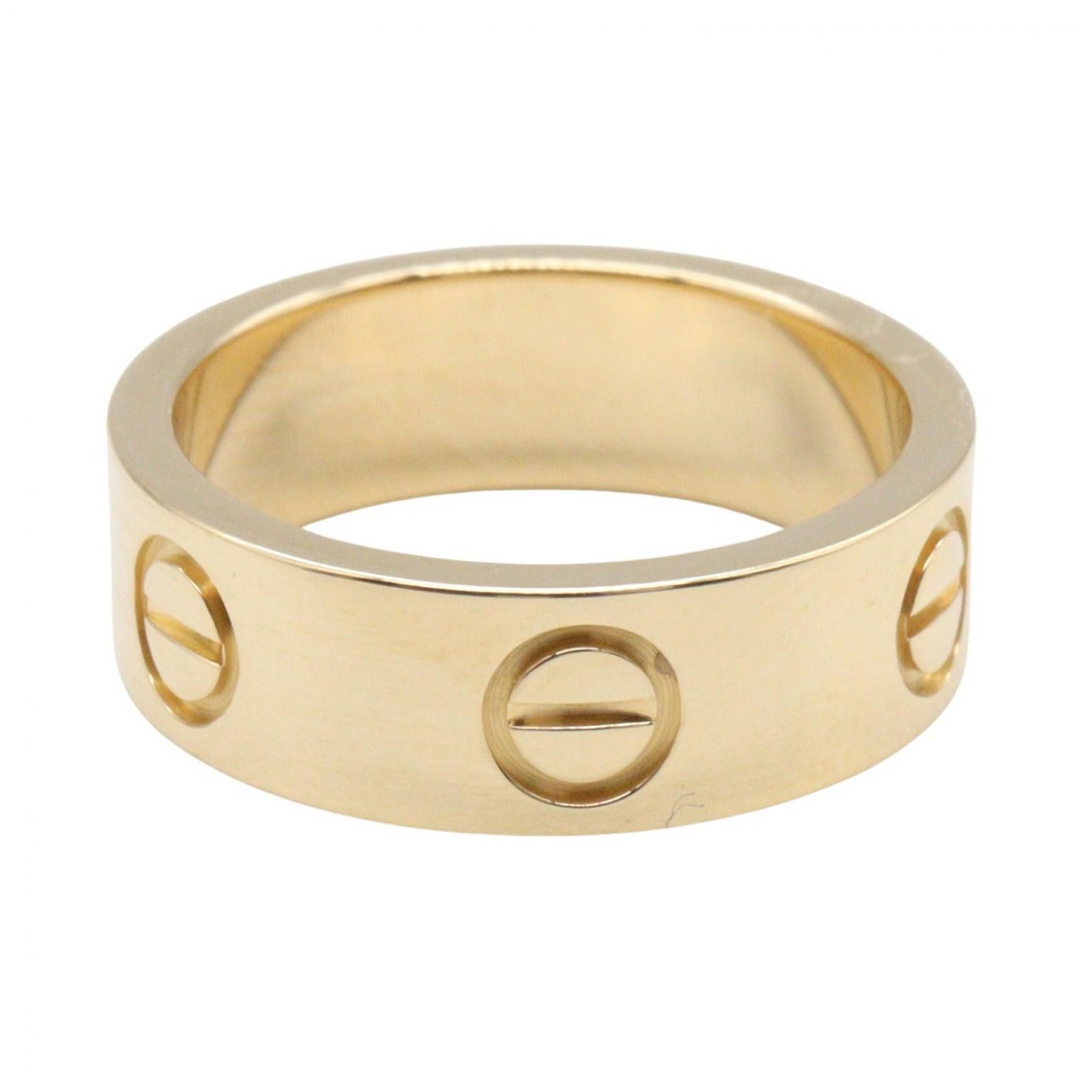 Cartier Cartier Cartier Love Au750 Ring Size 7 Precious Metal Ring B4084600 DUTY FREE for USA Size ONE SIZE - 2 Thumbnail