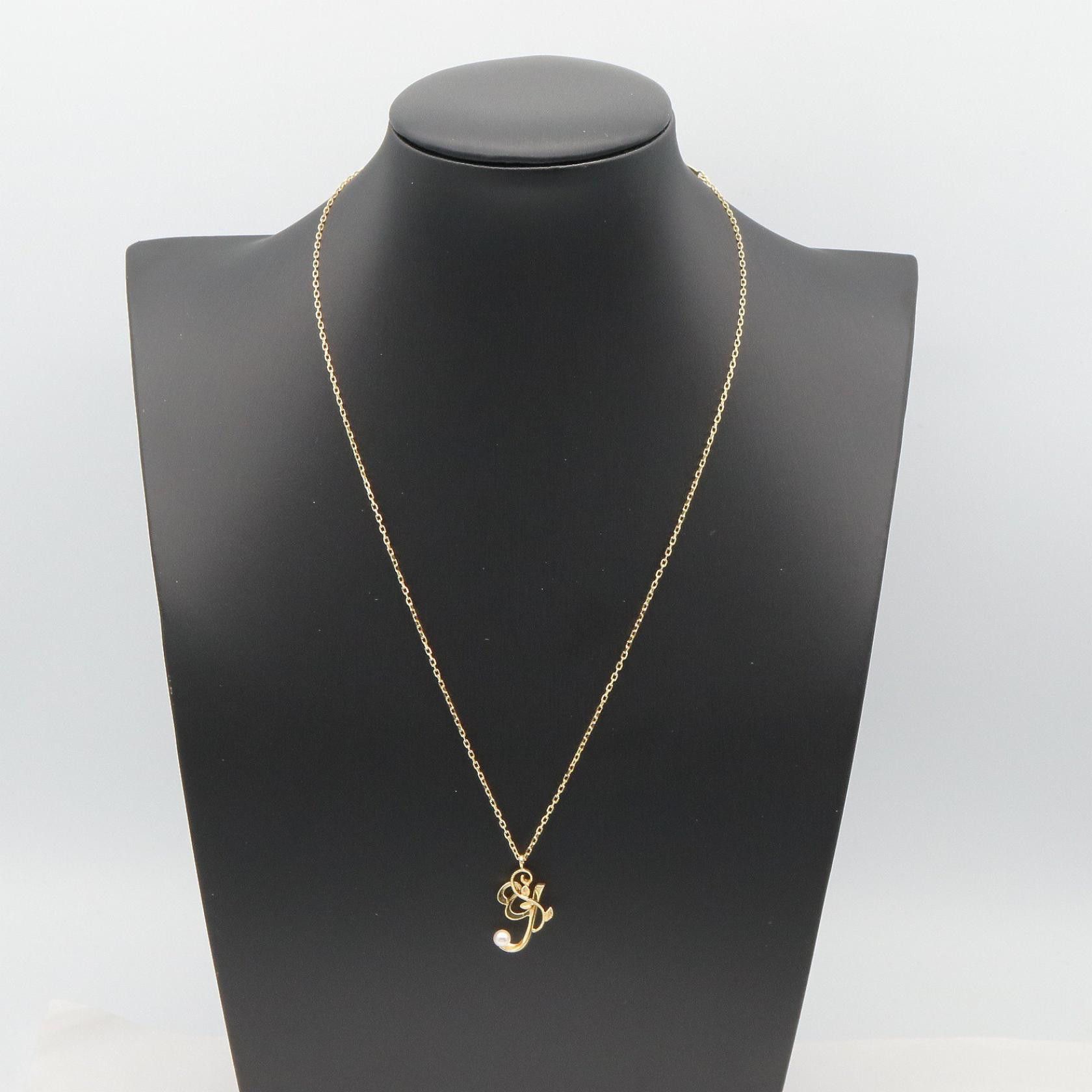 Mikimoto Mikimoto Mikimoto Initial Pearl Au750 Necklace Precious Metal Necklace DUTY FREE for USA Size ONE SIZE - 5 Thumbnail
