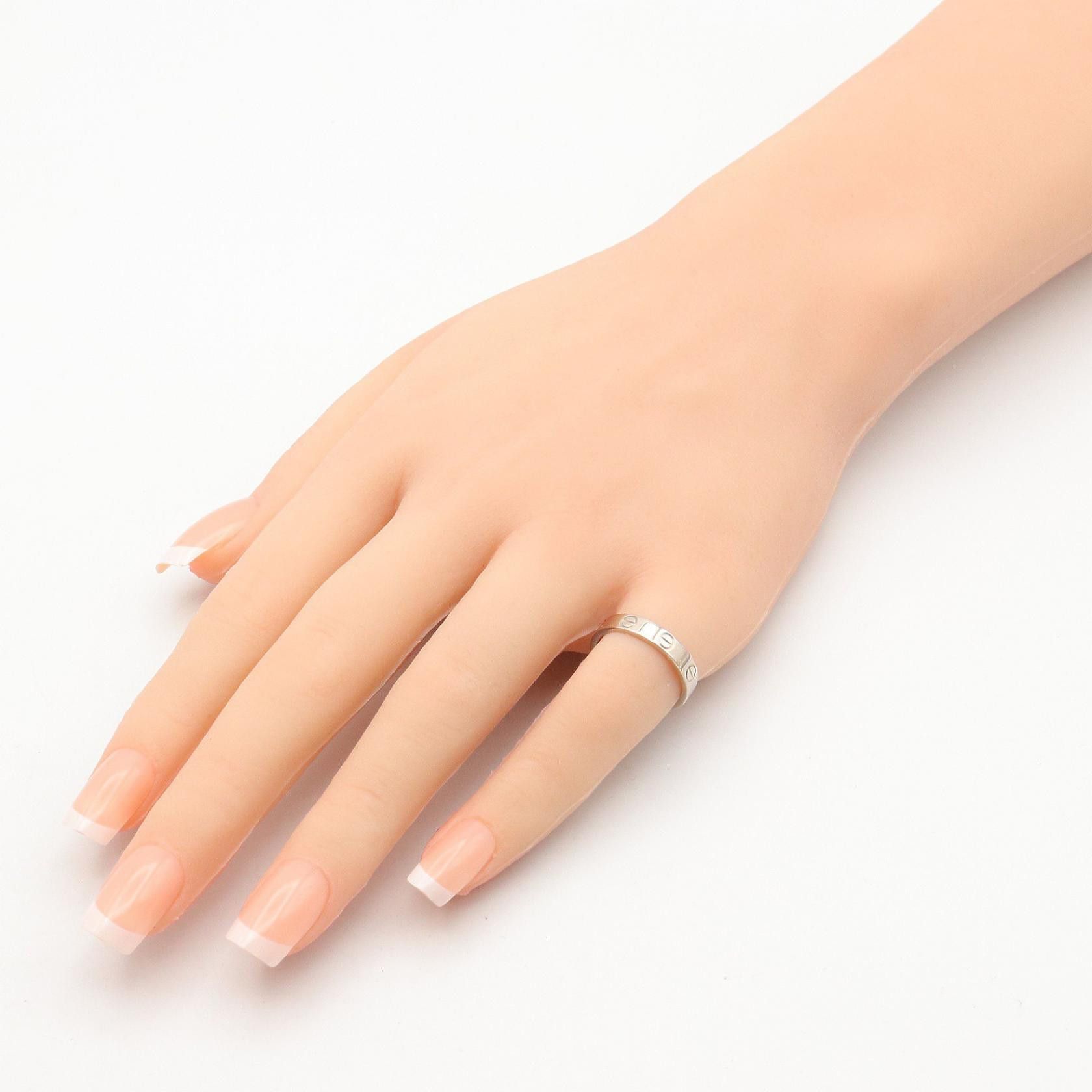 Cartier Cartier Cartier Mini Love Au750 White Gold Ring Size 9.5 Precious Metal Ring B4049650 DUTY FREE for USA Size ONE SIZE - 7 Thumbnail
