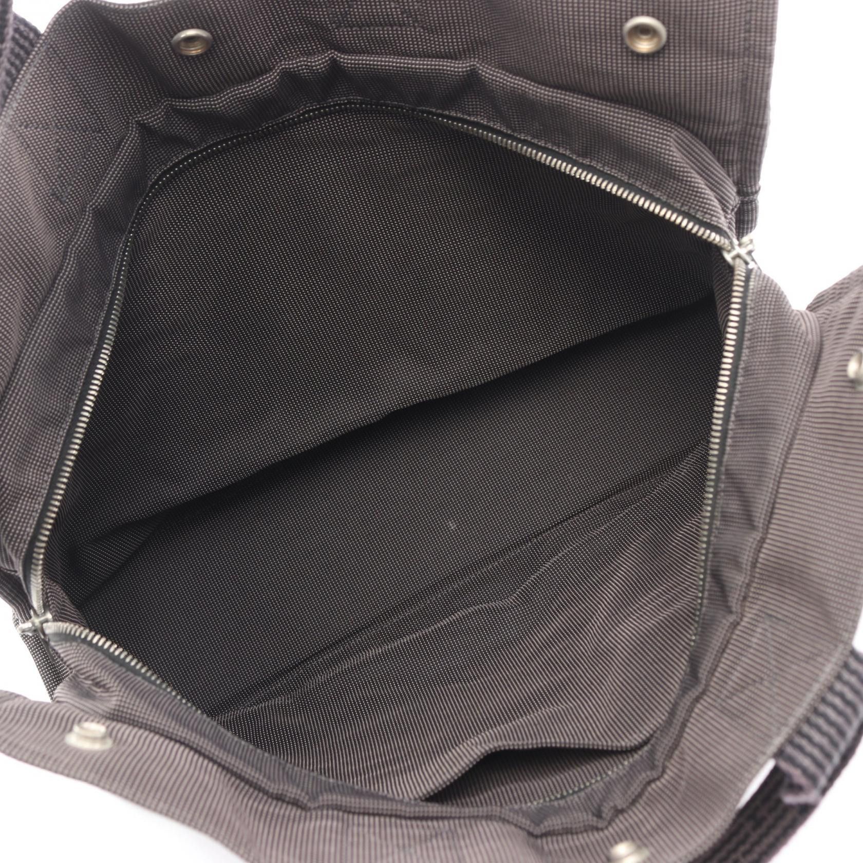 Hermes Hermes Hermes Herline MM Nylon Canvas Tote Bag Textile Tote Bag DUTY FREE for USA Size ONE SIZE - 3 Thumbnail