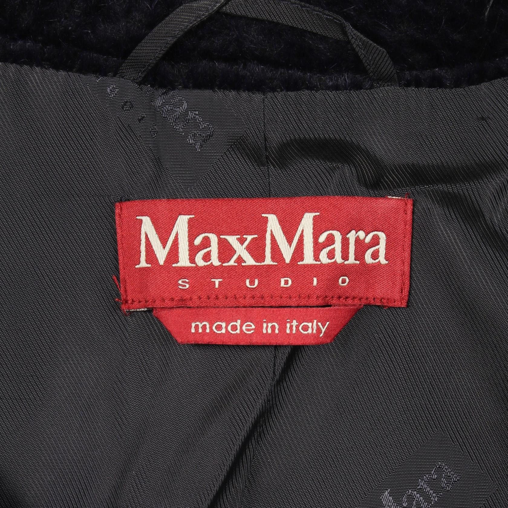 Max Mara Max Mara Max Mara Studio Wool Alpaca Coat Textile Outerwear 601608936 DUTY FREE for USA Size ONE SIZE - 3 Thumbnail