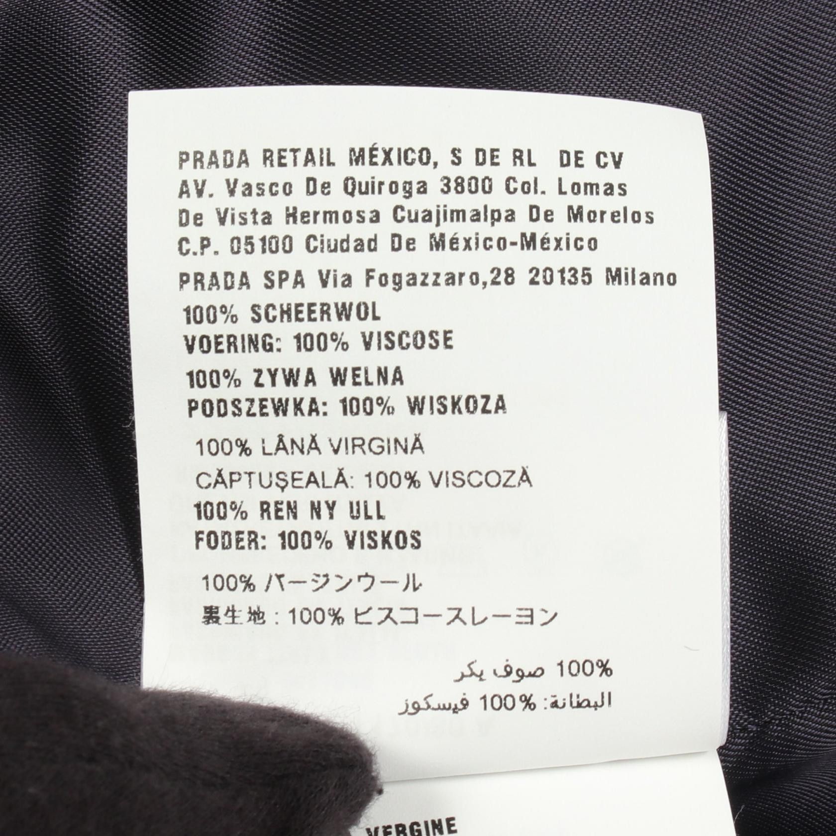 Miu Miu Miu Miu Miu Miu Wool Coat Textile Outerwear MS1749 DUTY FREE for USA Size ONE SIZE - 5 Thumbnail