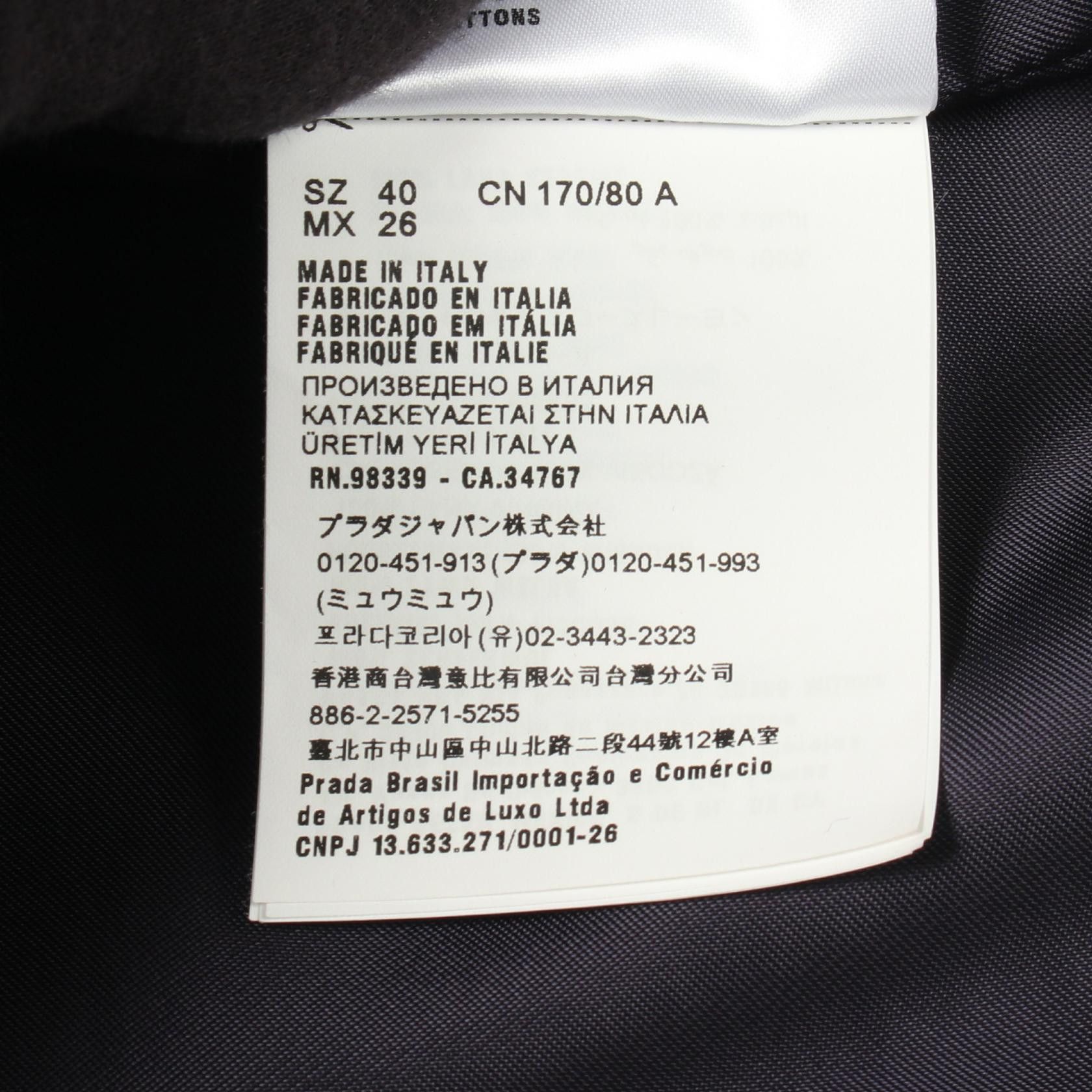 Miu Miu Miu Miu Miu Miu Wool Coat Textile Outerwear MS1749 DUTY FREE for USA Size ONE SIZE - 4 Thumbnail