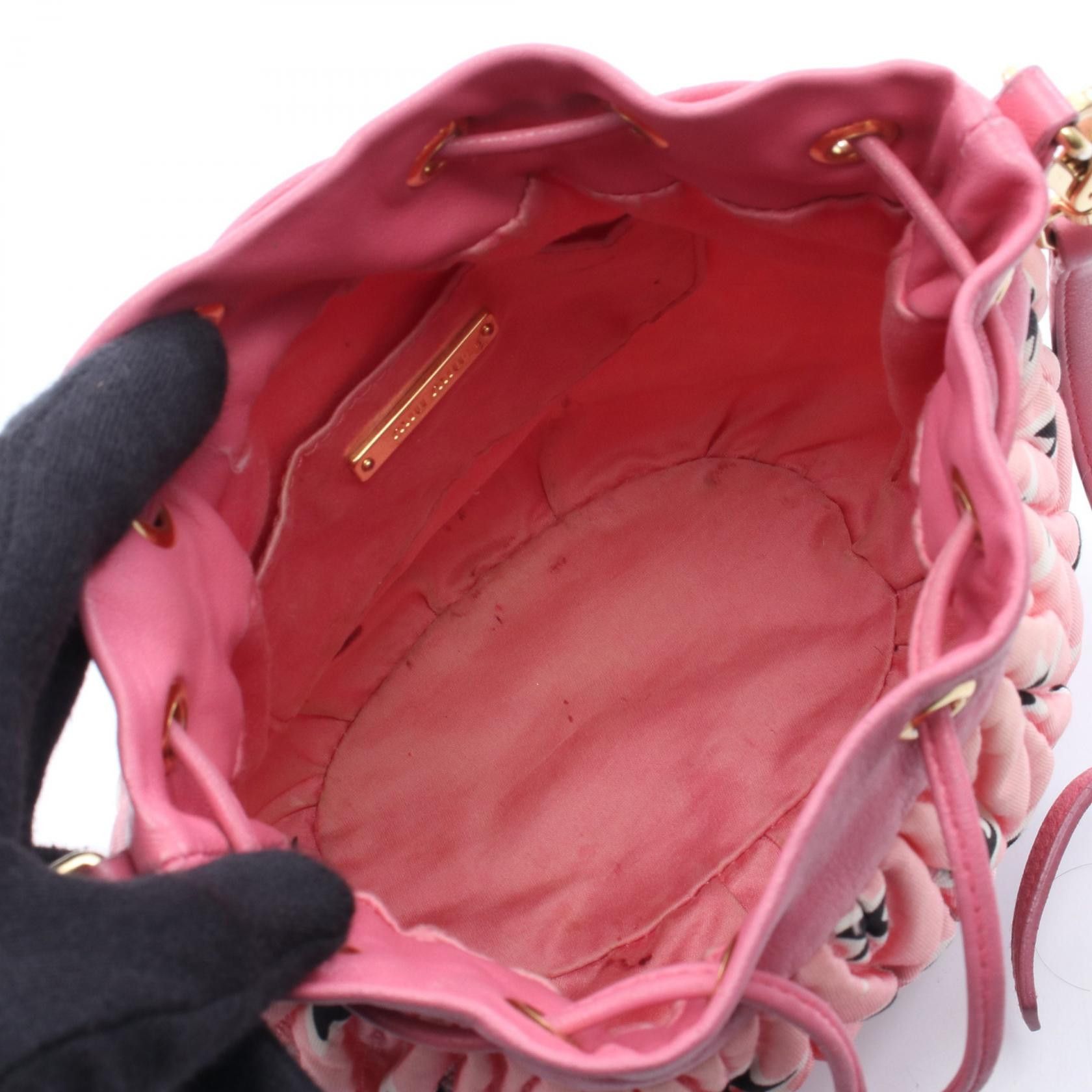 Miu Miu Miu Miu Miu Miu MATELASSE bucket bag Textile Shoulder Bag 5BE014 DUTY FREE for USA Size ONE SIZE - 3 Thumbnail