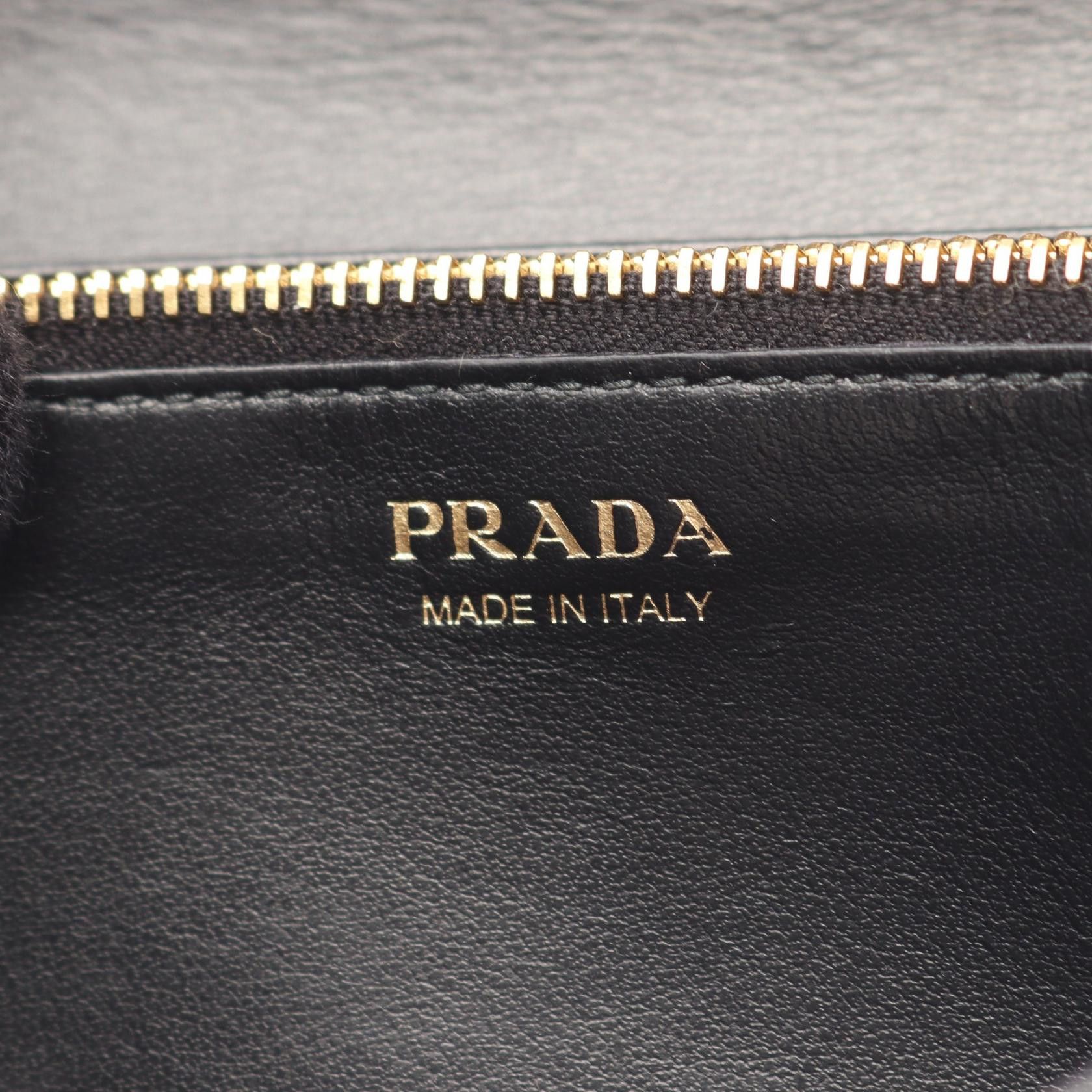 Prada Prada Prada VELLUTO RICAMO long bifold wallet Textile Long Wallet 1MH019 DUTY FREE for USA Size ONE SIZE - 4 Thumbnail