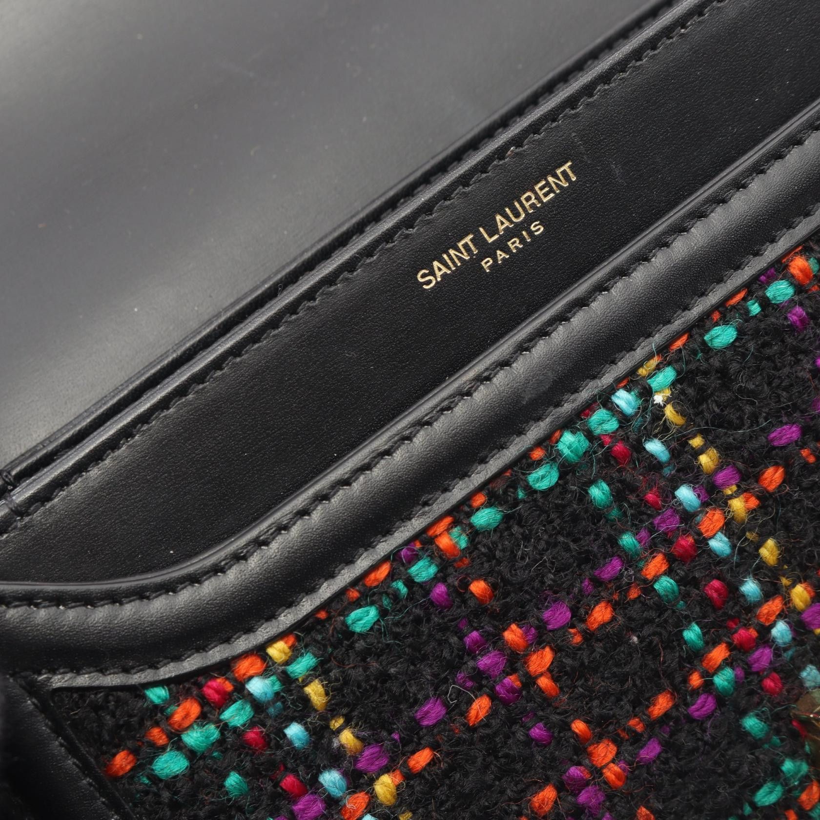 Other Other Saint Laurent Paris Solferino Small Fabric Leather Shoulder Bag Textile Shoulder Bag 634306 DUTY FREE for USA Size ONE SIZE - 8 Thumbnail