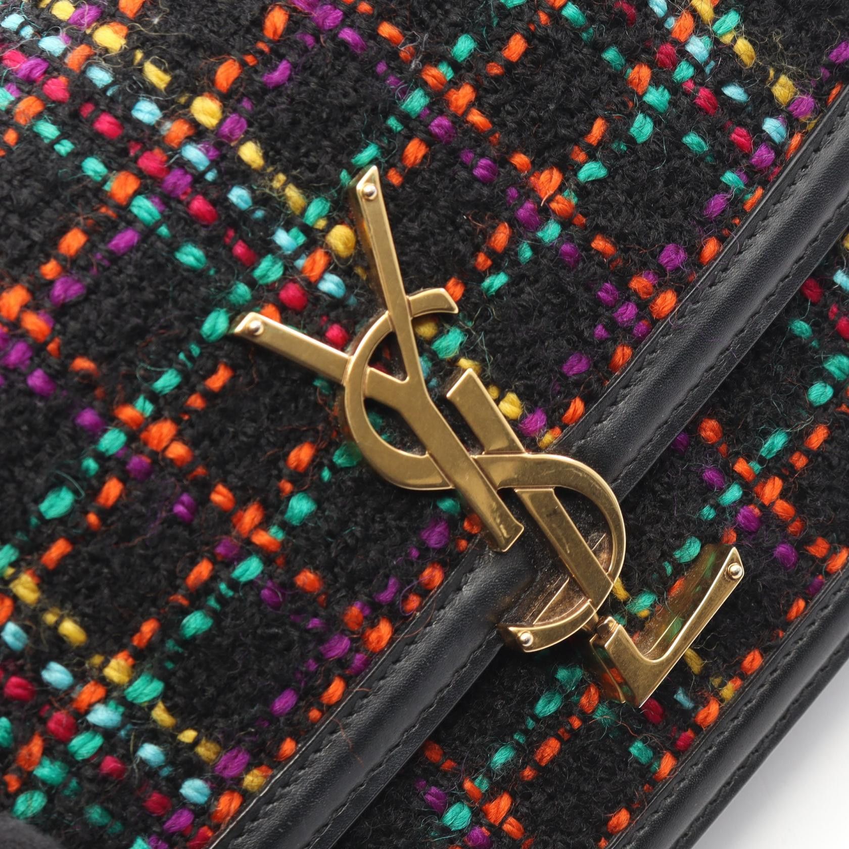 Other Other Saint Laurent Paris Solferino Small Fabric Leather Shoulder Bag Textile Shoulder Bag 634306 DUTY FREE for USA Size ONE SIZE - 9 Thumbnail