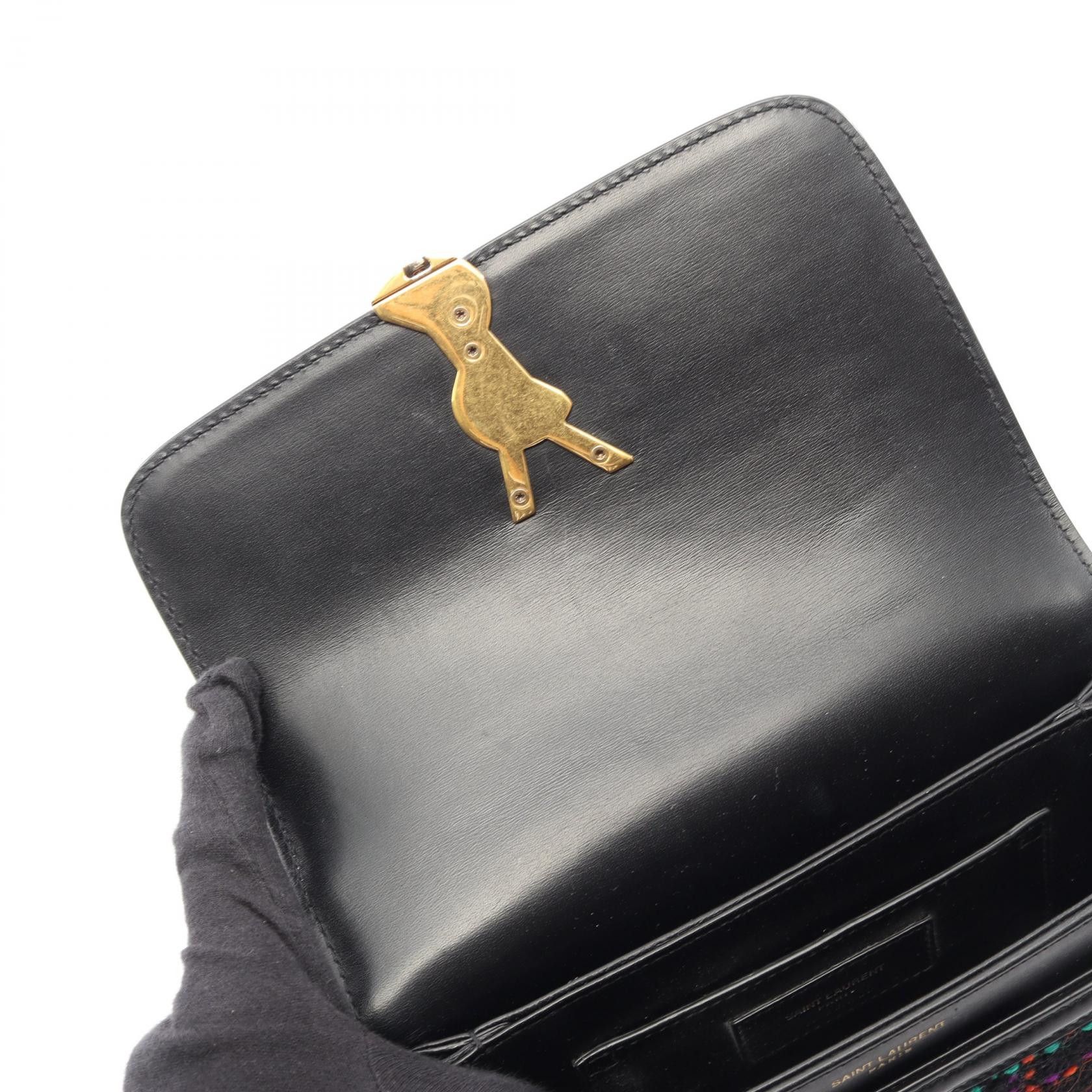 Other Other Saint Laurent Paris Solferino Small Fabric Leather Shoulder Bag Textile Shoulder Bag 634306 DUTY FREE for USA Size ONE SIZE - 5 Thumbnail