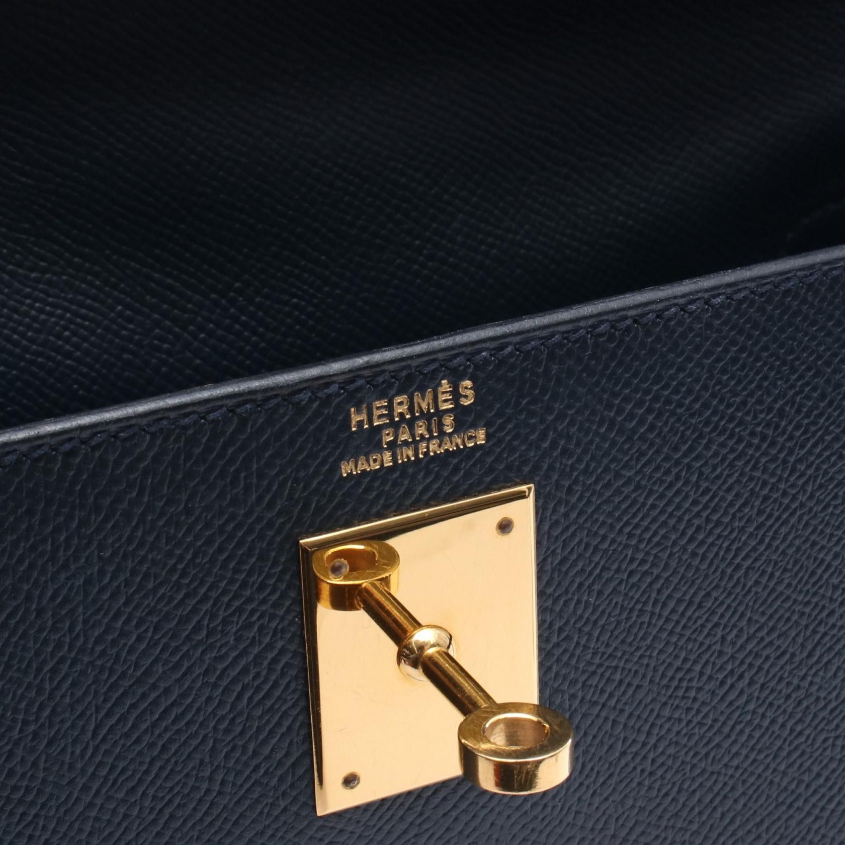 Hermes Hermes Hermes Kelly32 Cuir Chevre Mysore Handbag Leather Handbag Y DUTY FREE for USA Size ONE SIZE - 4 Thumbnail