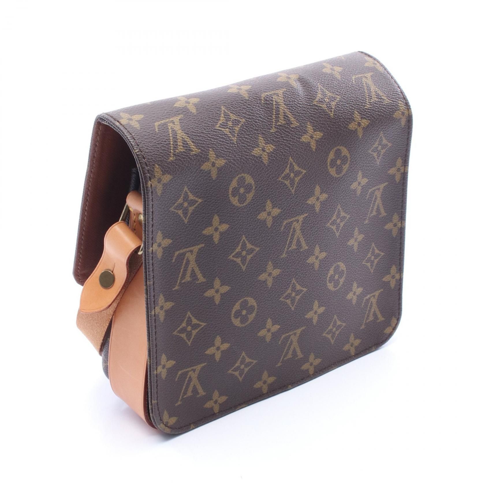 Louis Vuitton Louis Vuitton Louis Vuitton Cartouchiere MM Monogram shoulder bag Textile Shoulder Bag M51253 DUTY FREE for USA Size ONE SIZE - 2 Thumbnail