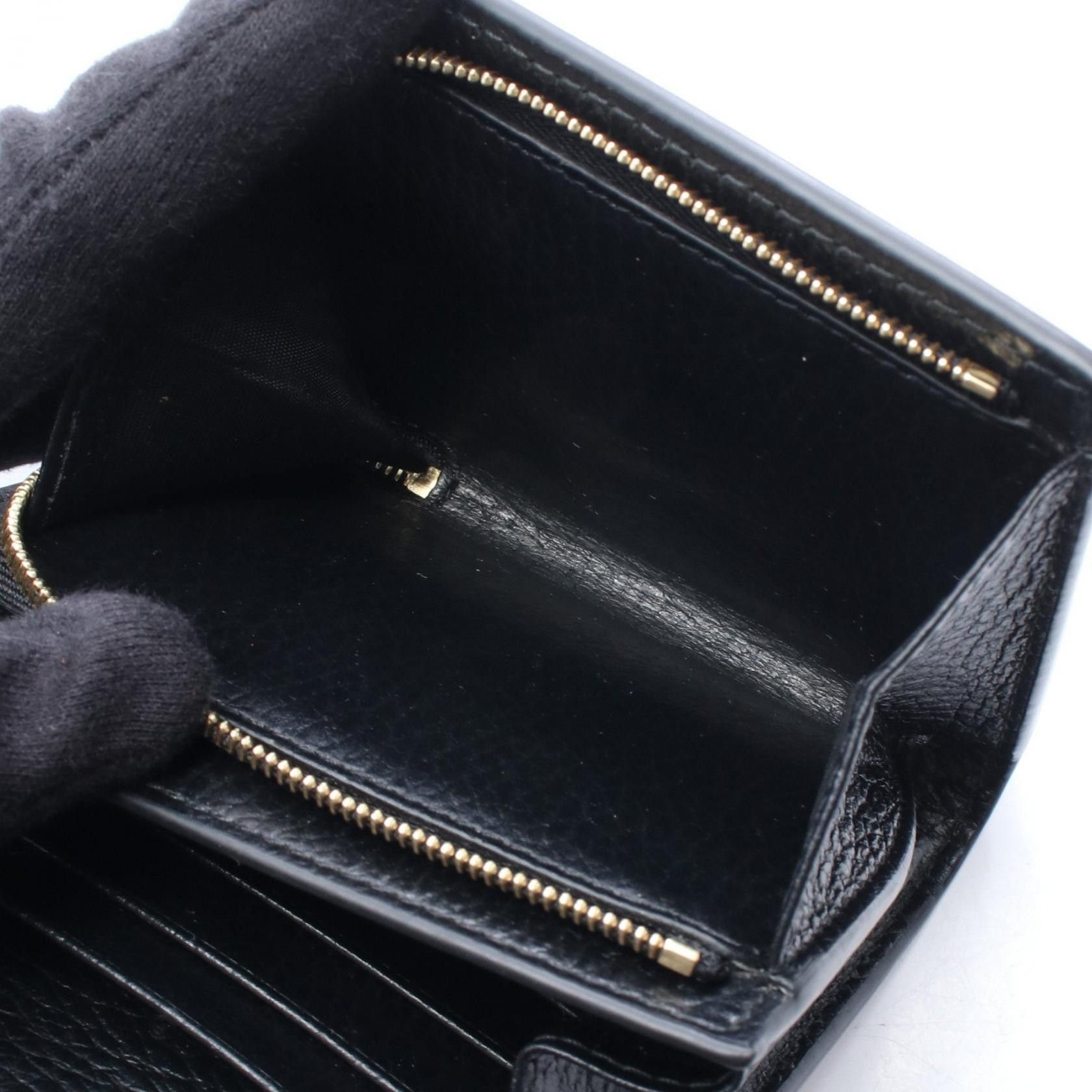 Gucci Gucci Gucci GG Marmont Leather PVC Coated Canvas Wallet Leather Short Wallet 598587 DUTY FREE for USA Size ONE SIZE - 6 Thumbnail