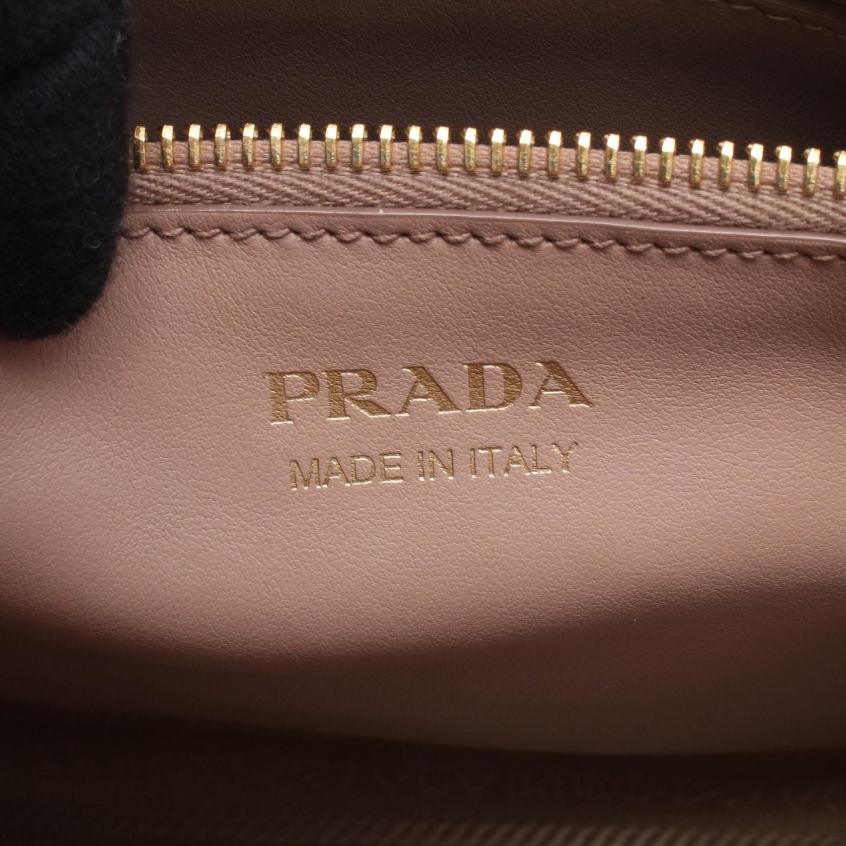 Prada Prada Prada Monochrome Leather 2way Handbag Leather Handbag 1BA2692ERXF00RKCI DUTY FREE for USA Size ONE SIZE - 4 Thumbnail