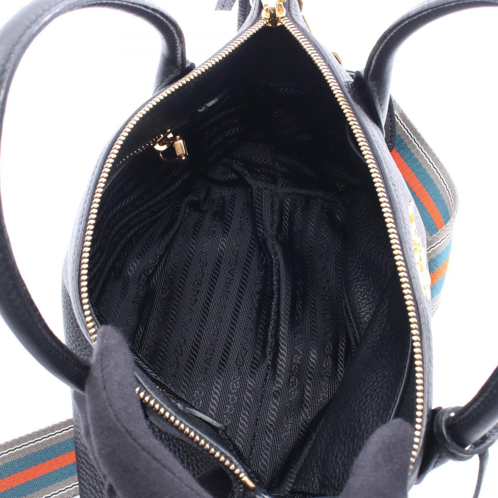 Prada Prada Prada VIT.DAINO 2way handbag Leather Handbag DUTY FREE for USA Size ONE SIZE - 3 Thumbnail