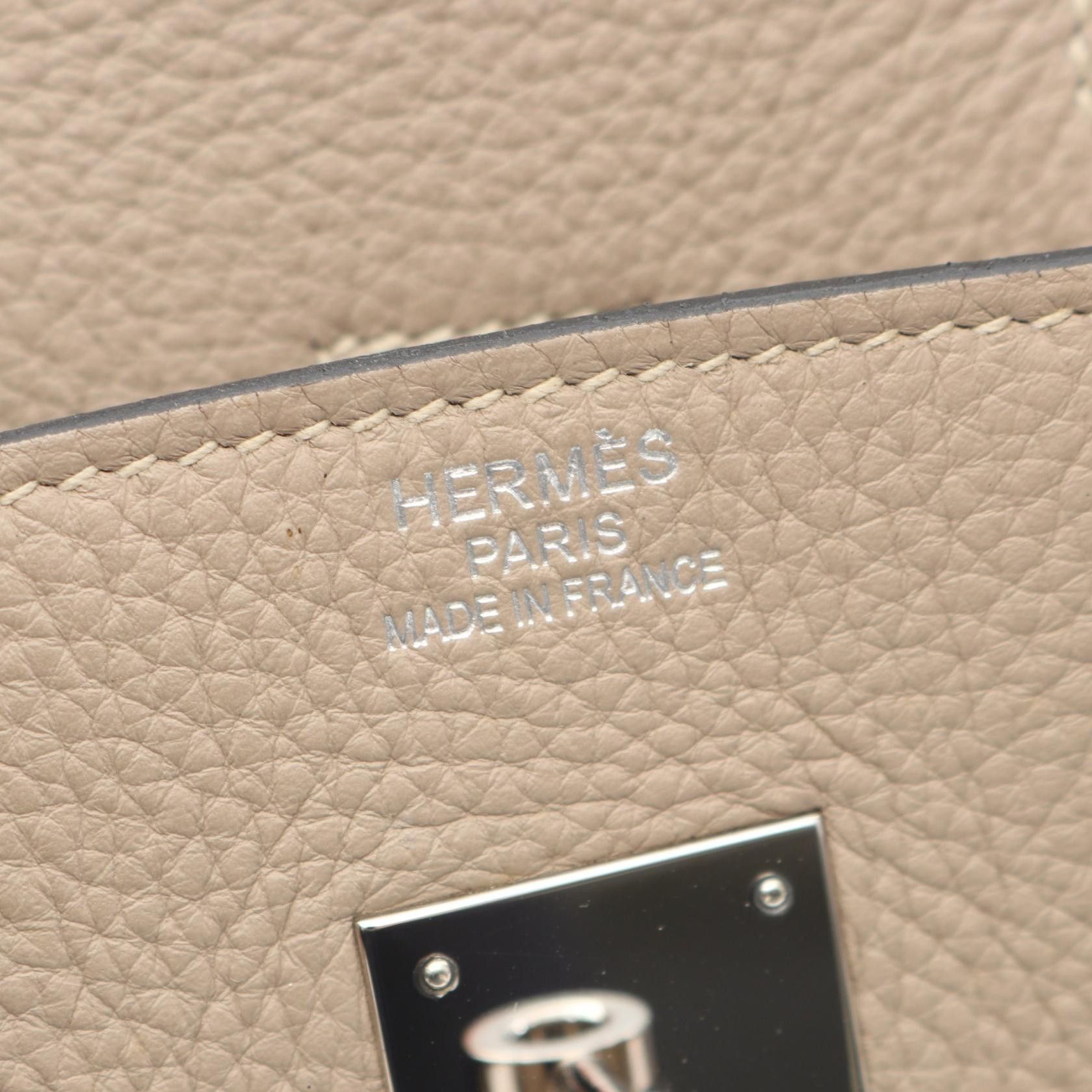 Hermes Hermes Hermes Birkin35 Togo handbag Leather Handbag Stamp N (2010) DUTY FREE for USA Size ONE SIZE - 4 Thumbnail