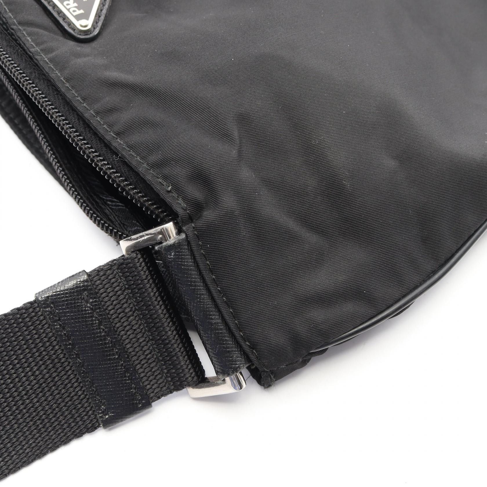 Prada Prada Prada VIAGGIO Nylon Saffiano Leather Shoulder Bag Textile Shoulder Bag VA0340 DUTY FREE for USA Size ONE SIZE - 10 Thumbnail