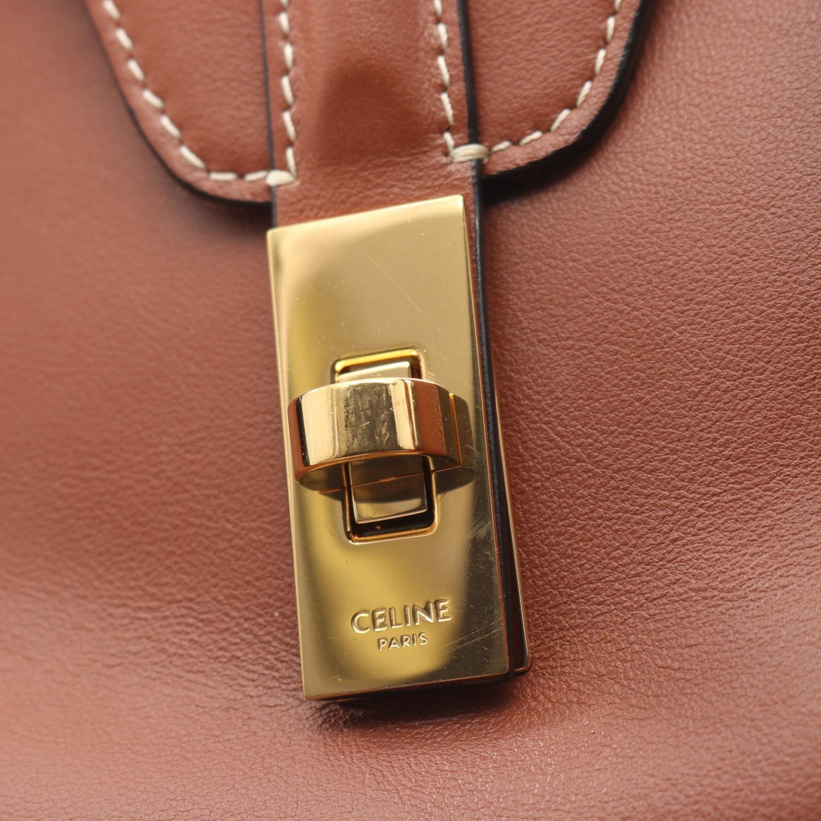 Celine Celine CELINE Teen Soft 16 Leather Shoulder Bag Leather Shoulder Bag 196853CR8 DUTY FREE for USA Size ONE SIZE - 8 Thumbnail