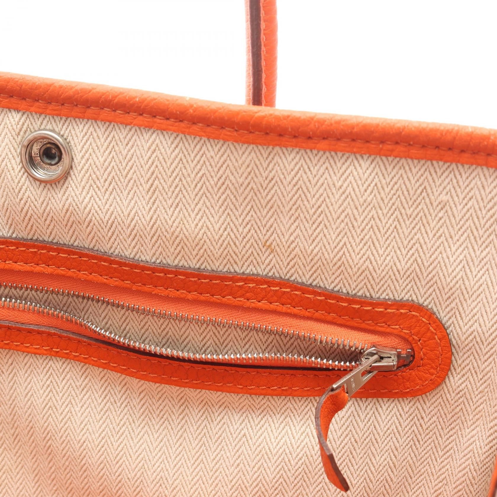 Hermes Hermes Hermes Garden Party TPM Vache Country Tote Bag Leather Tote Bag R DUTY FREE for USA Size ONE SIZE - 6 Thumbnail