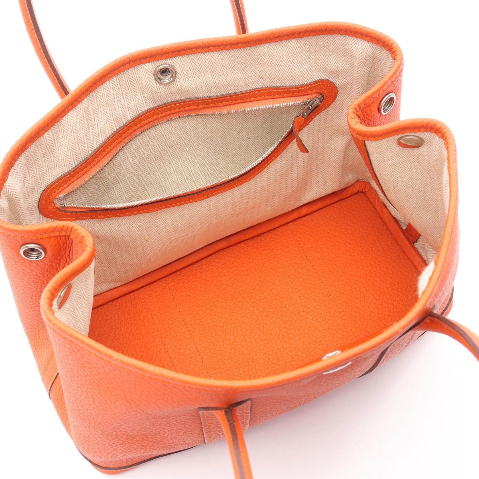 Hermes Hermes Hermes Garden Party TPM Vache Country Tote Bag Leather Tote Bag R DUTY FREE for USA Size ONE SIZE - 3 Thumbnail