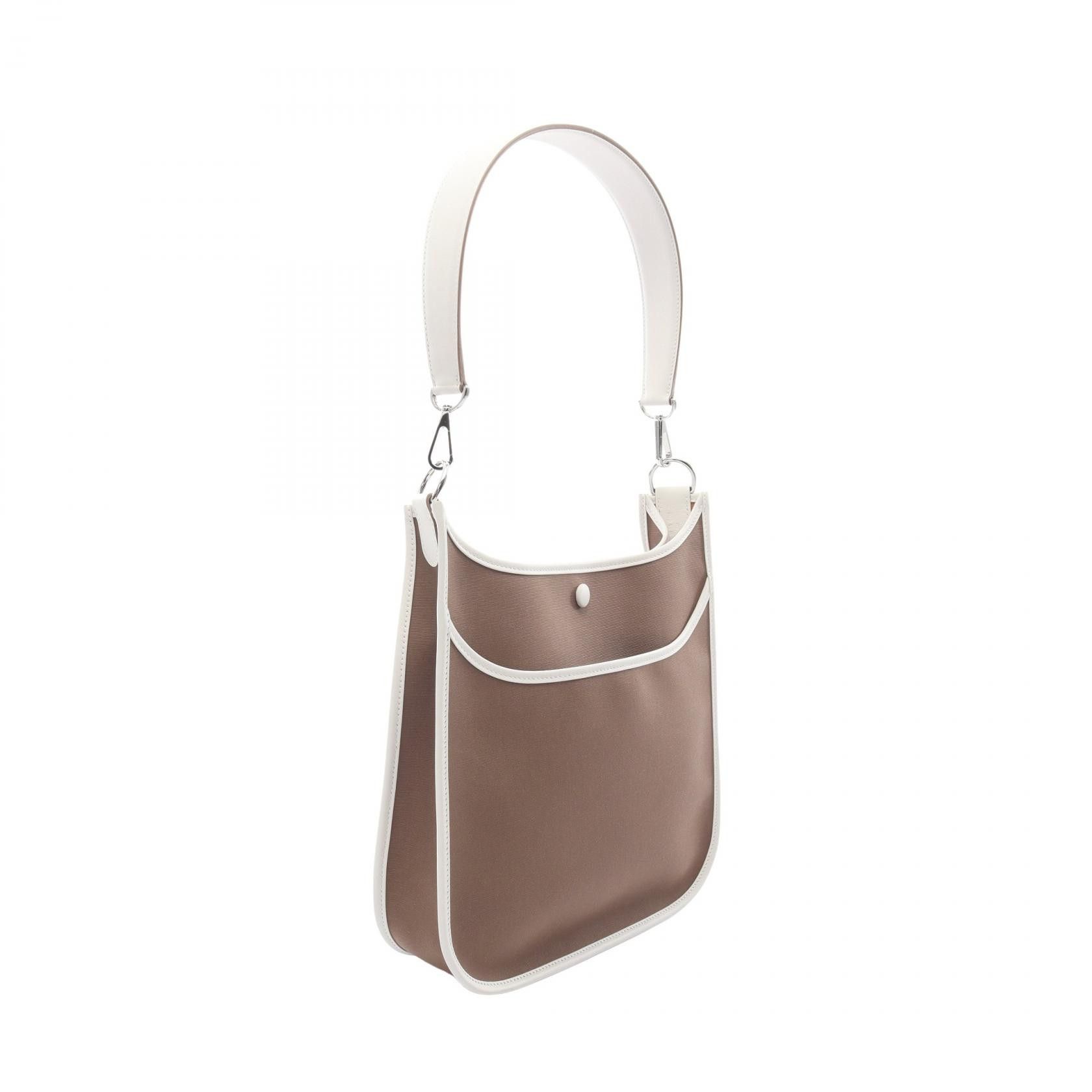 Hermes Hermes Hermes Neo Evelyne PM Toile Officier Canvas Leather Shoulder Bag Textile Shoulder Bag Stamp W (2024) DUTY FREE for USA Size ONE SIZE - 2 Thumbnail