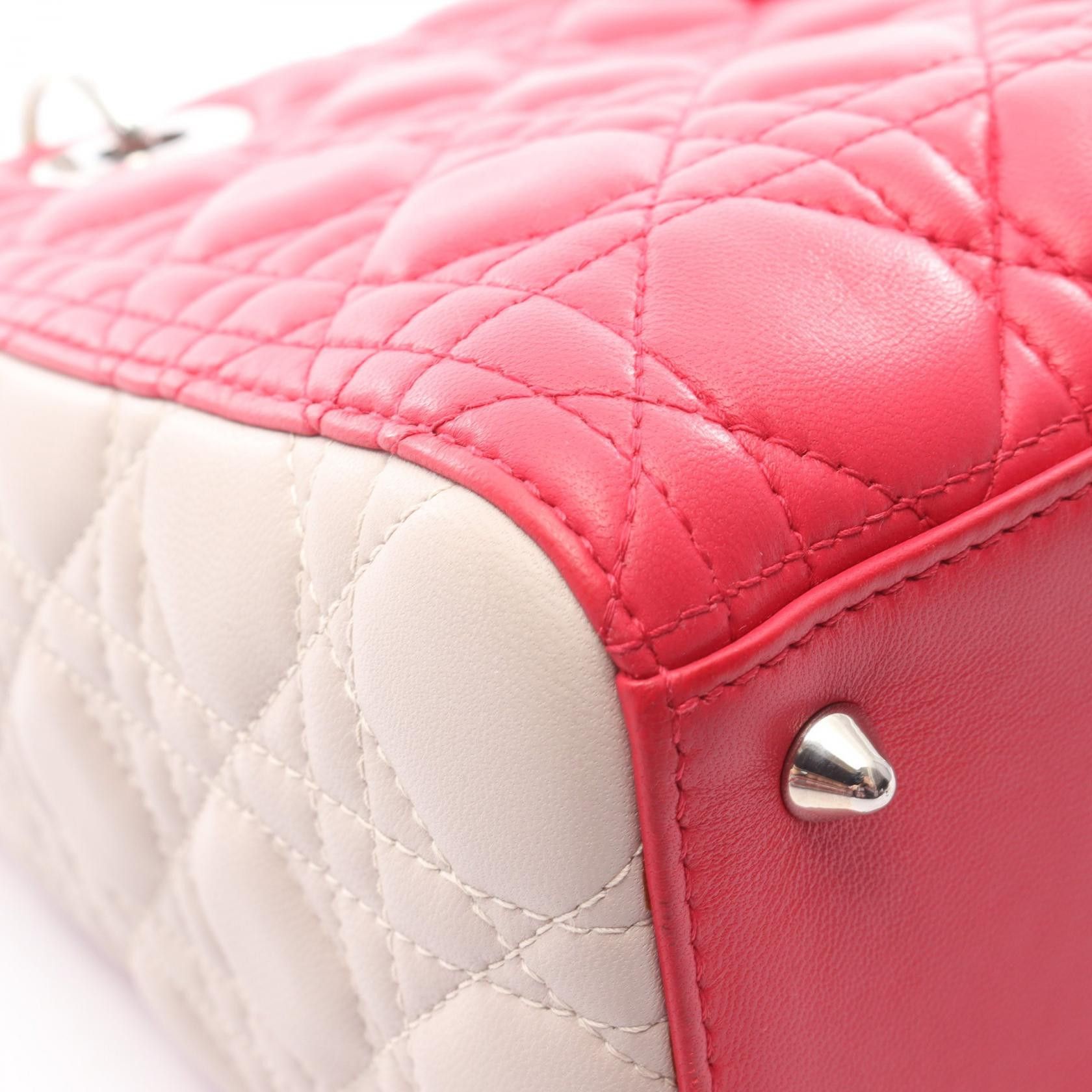 Dior Dior Dior LADY DIOR 2way handbag Leather Handbag DUTY FREE for USA Size ONE SIZE - 5 Thumbnail