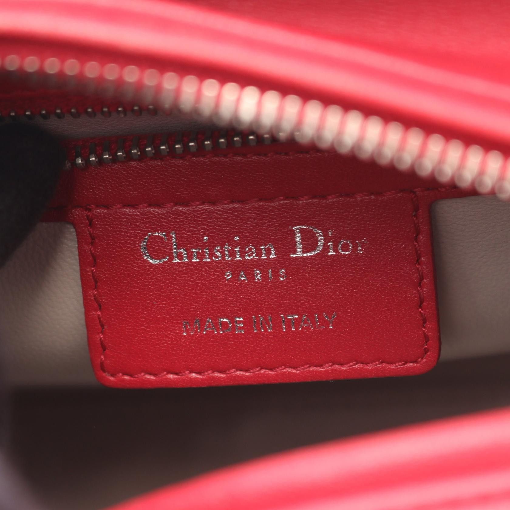 Dior Dior Dior LADY DIOR 2way handbag Leather Handbag DUTY FREE for USA Size ONE SIZE - 4 Thumbnail