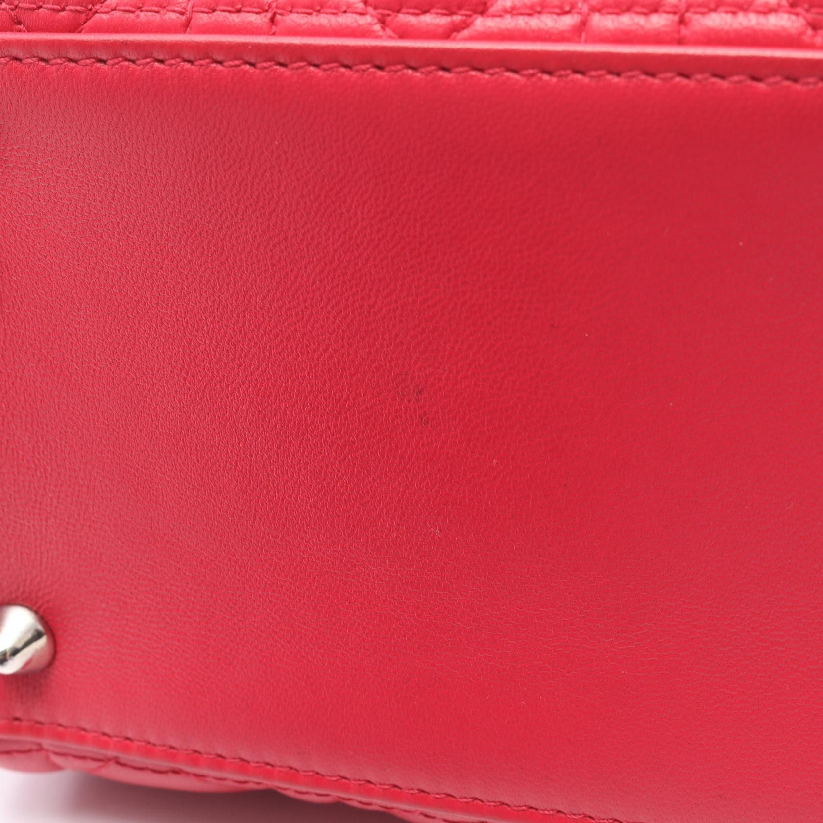 Dior Dior Dior LADY DIOR 2way handbag Leather Handbag DUTY FREE for USA Size ONE SIZE - 6 Thumbnail