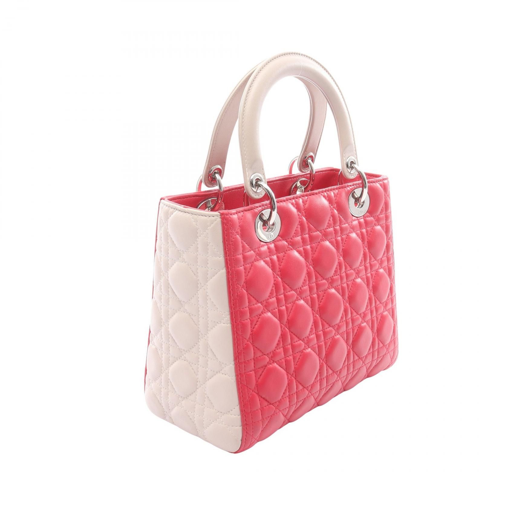 Dior Dior Dior LADY DIOR 2way handbag Leather Handbag DUTY FREE for USA Size ONE SIZE - 2 Thumbnail