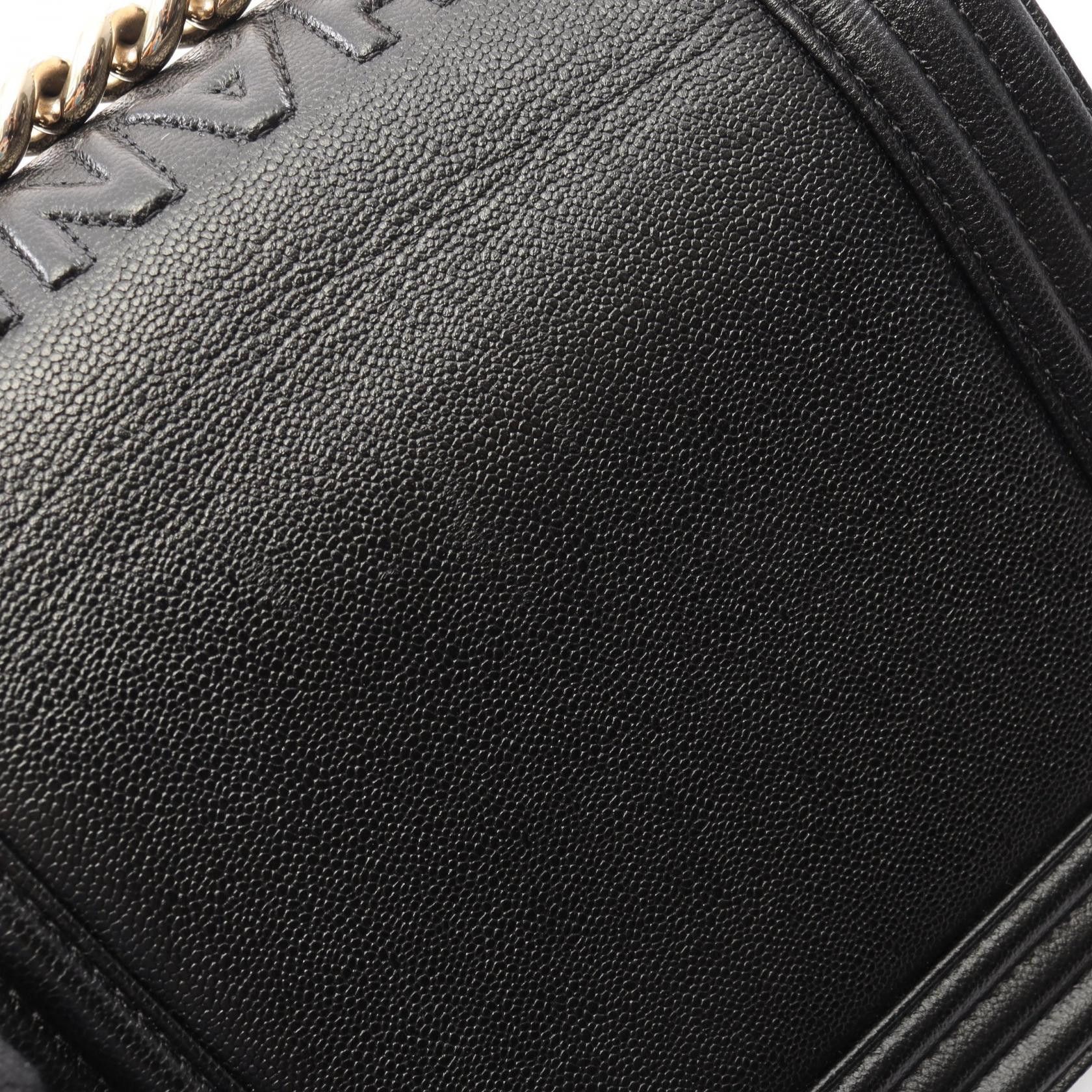 Chanel Chanel Chanel Boy Chanel Grained Calf Shoulder Bag Leather Shoulder Bag DUTY FREE for USA Size ONE SIZE - 6 Thumbnail