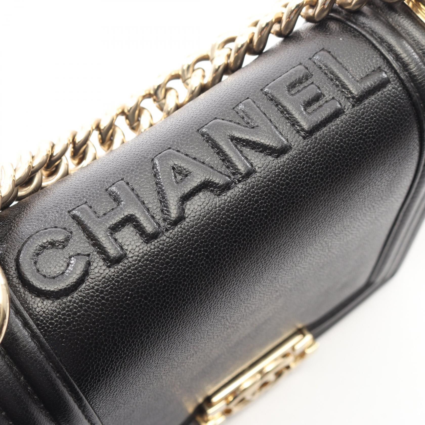Chanel Chanel Chanel Boy Chanel Grained Calf Shoulder Bag Leather Shoulder Bag DUTY FREE for USA Size ONE SIZE - 8 Thumbnail