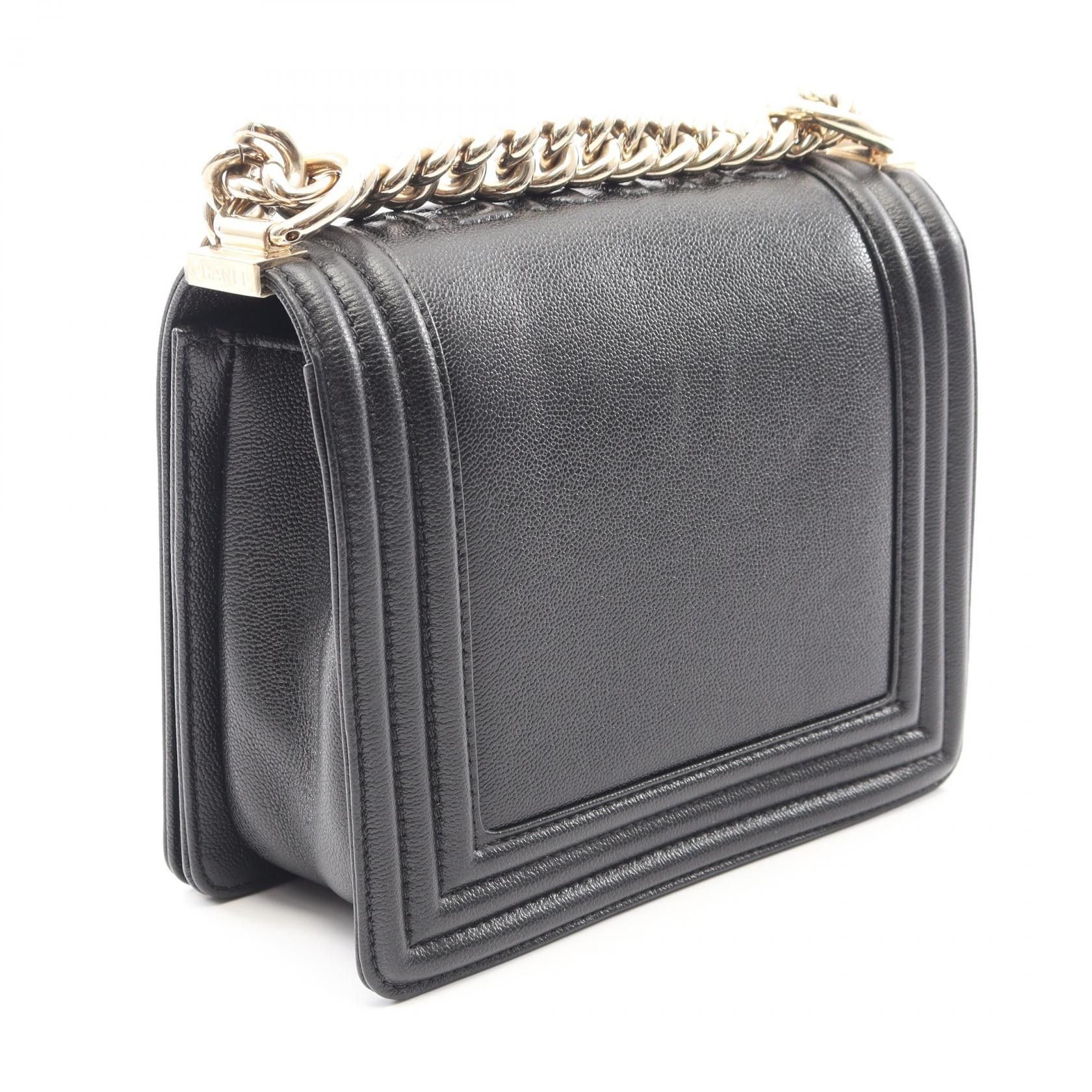 Chanel Chanel Chanel Boy Chanel Grained Calf Shoulder Bag Leather Shoulder Bag DUTY FREE for USA Size ONE SIZE - 2 Thumbnail