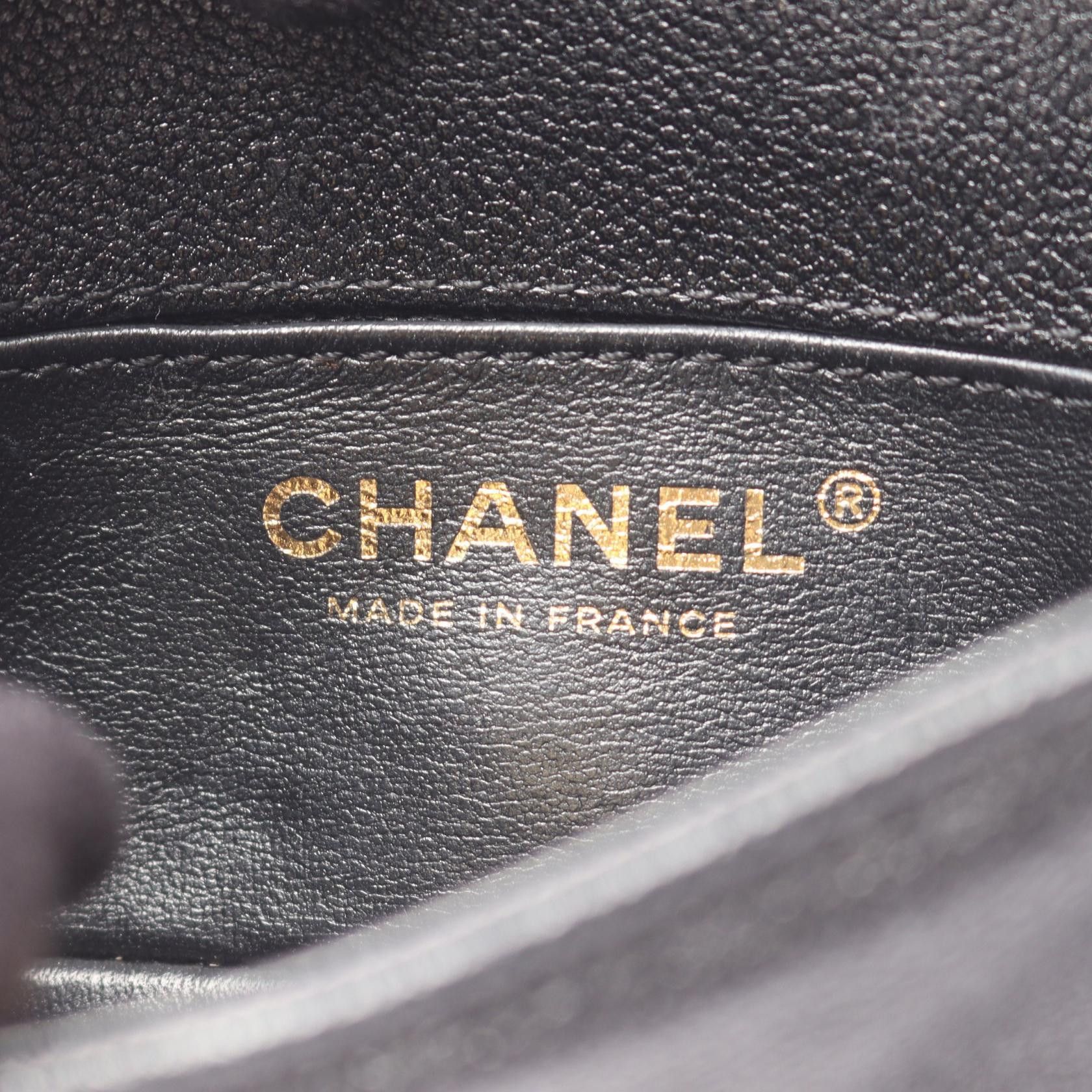 Chanel Chanel Chanel Boy Chanel Mini Chevron V Stitch Shoulder Bag Leather Shoulder Bag DUTY FREE for USA Size ONE SIZE - 4 Thumbnail