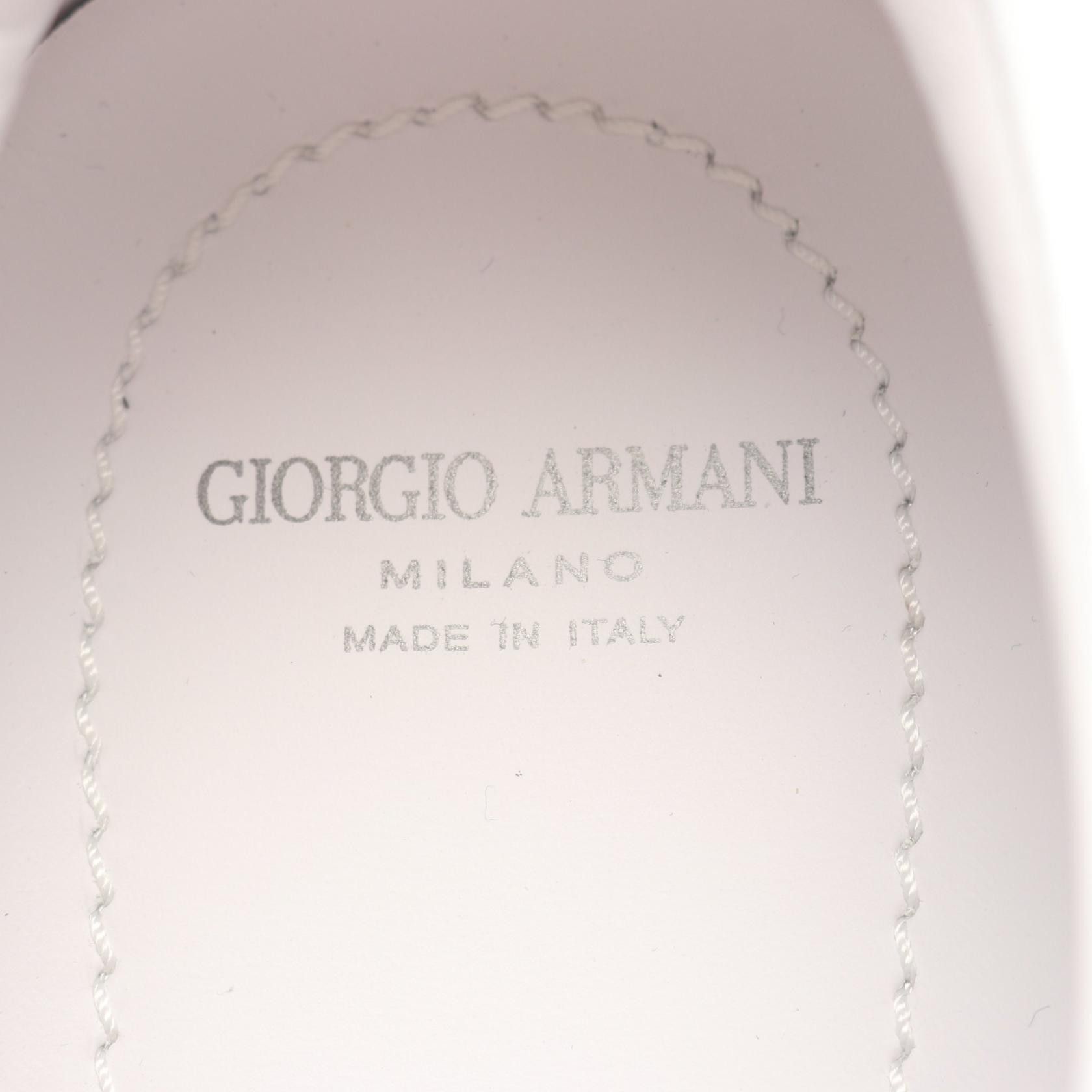 Giorgio Armani Giorgio Armani Giorgio Armani Leather Sneakers Leather Shoes DUTY FREE for USA Size ONE SIZE - 5 Thumbnail