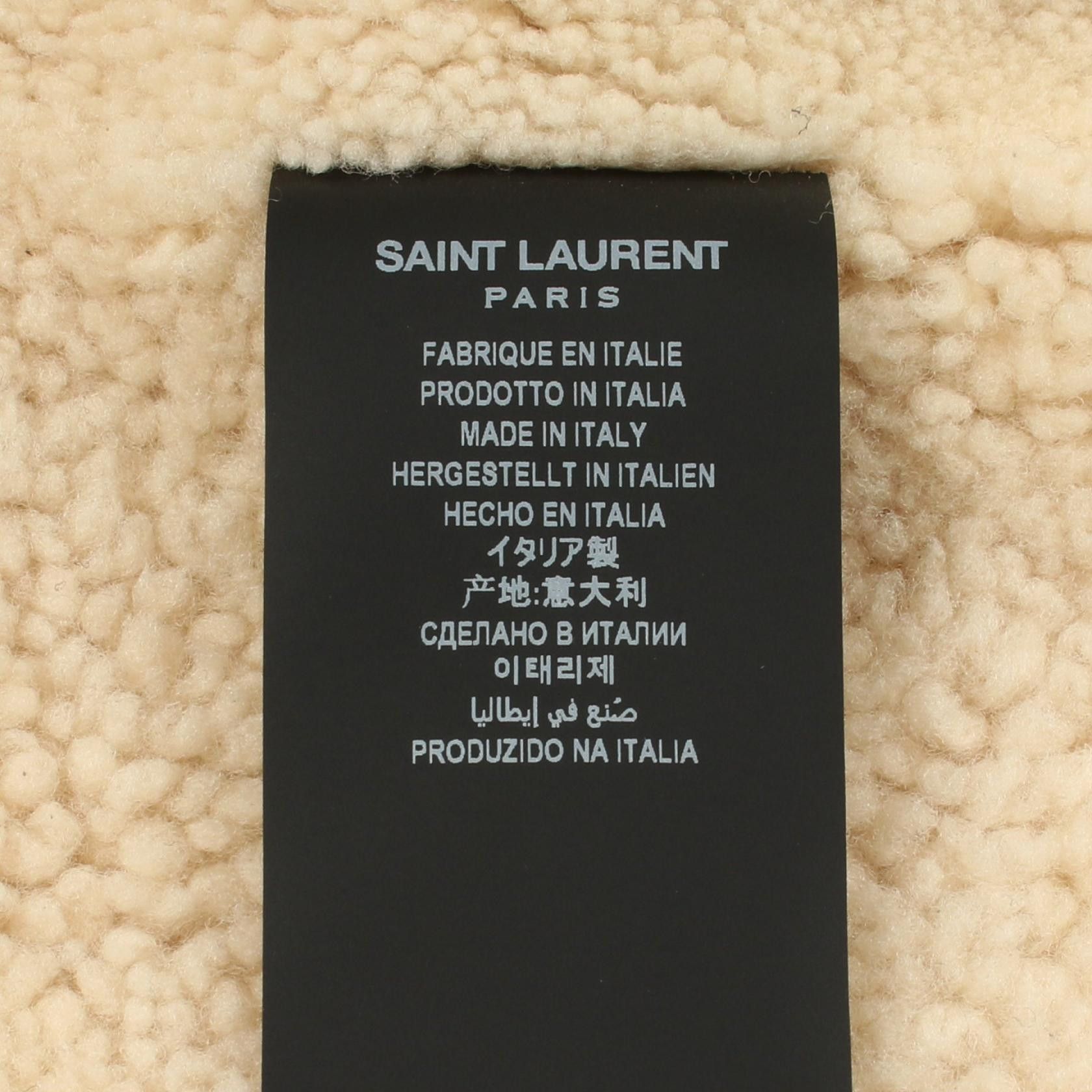 Other Other Saint Laurent Paris Shearling Leather Jacket Leather Outerwear 630325 DUTY FREE for USA Size ONE SIZE - 6 Thumbnail