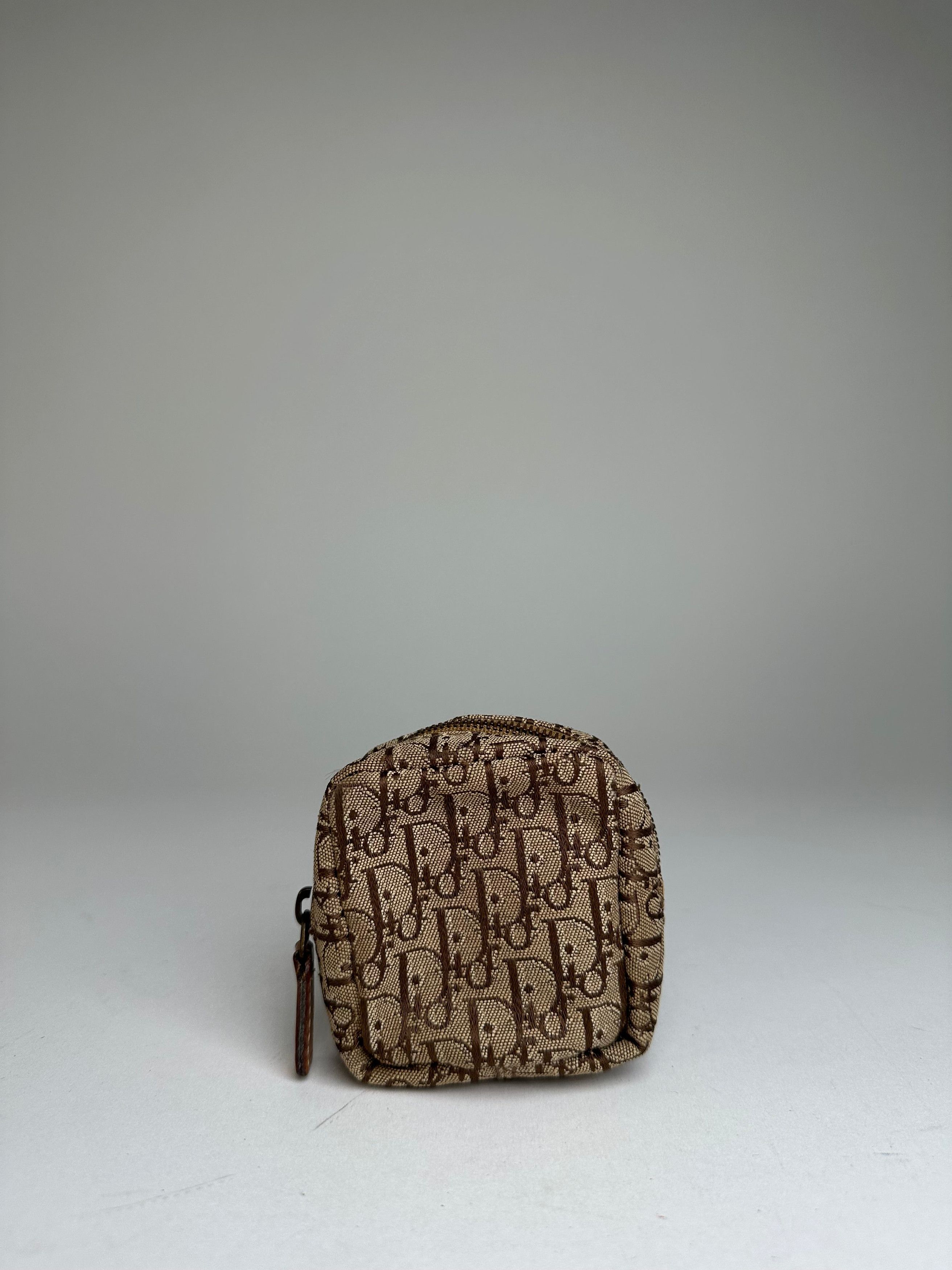 Dior Vintage Oblique Monogram Purse Brown Size ONE SIZE - 2 Thumbnail