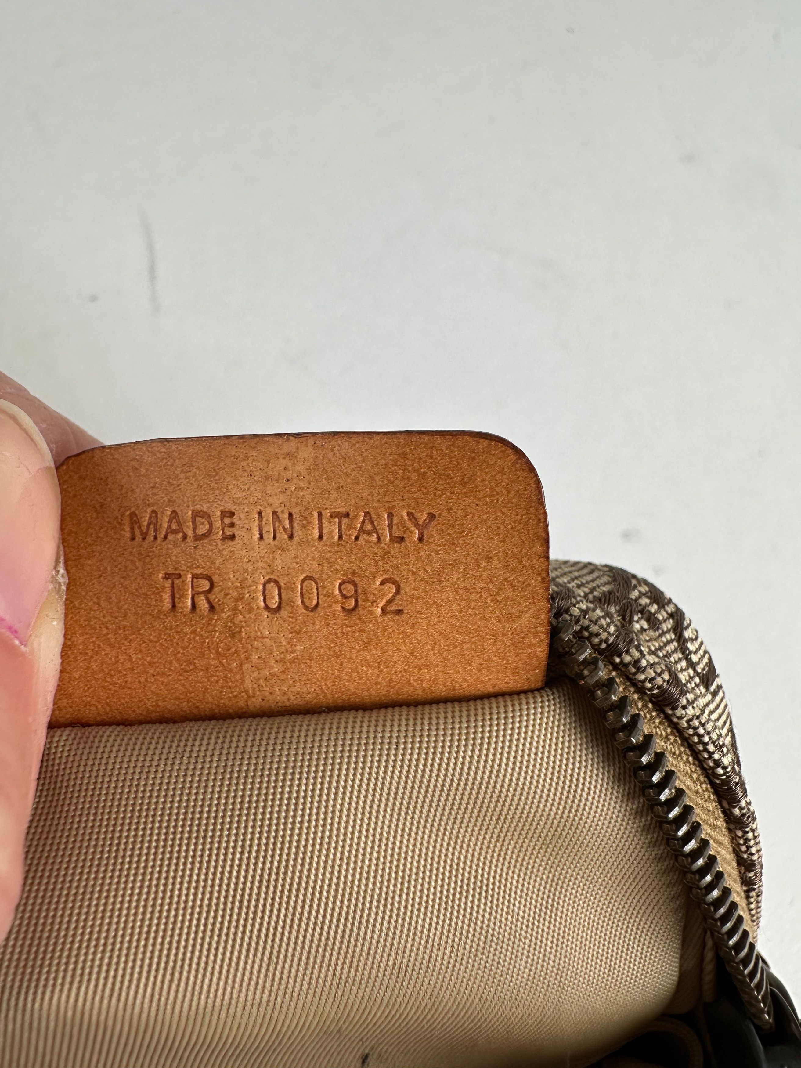 Dior Vintage Oblique Monogram Purse Brown Size ONE SIZE - 4 Thumbnail