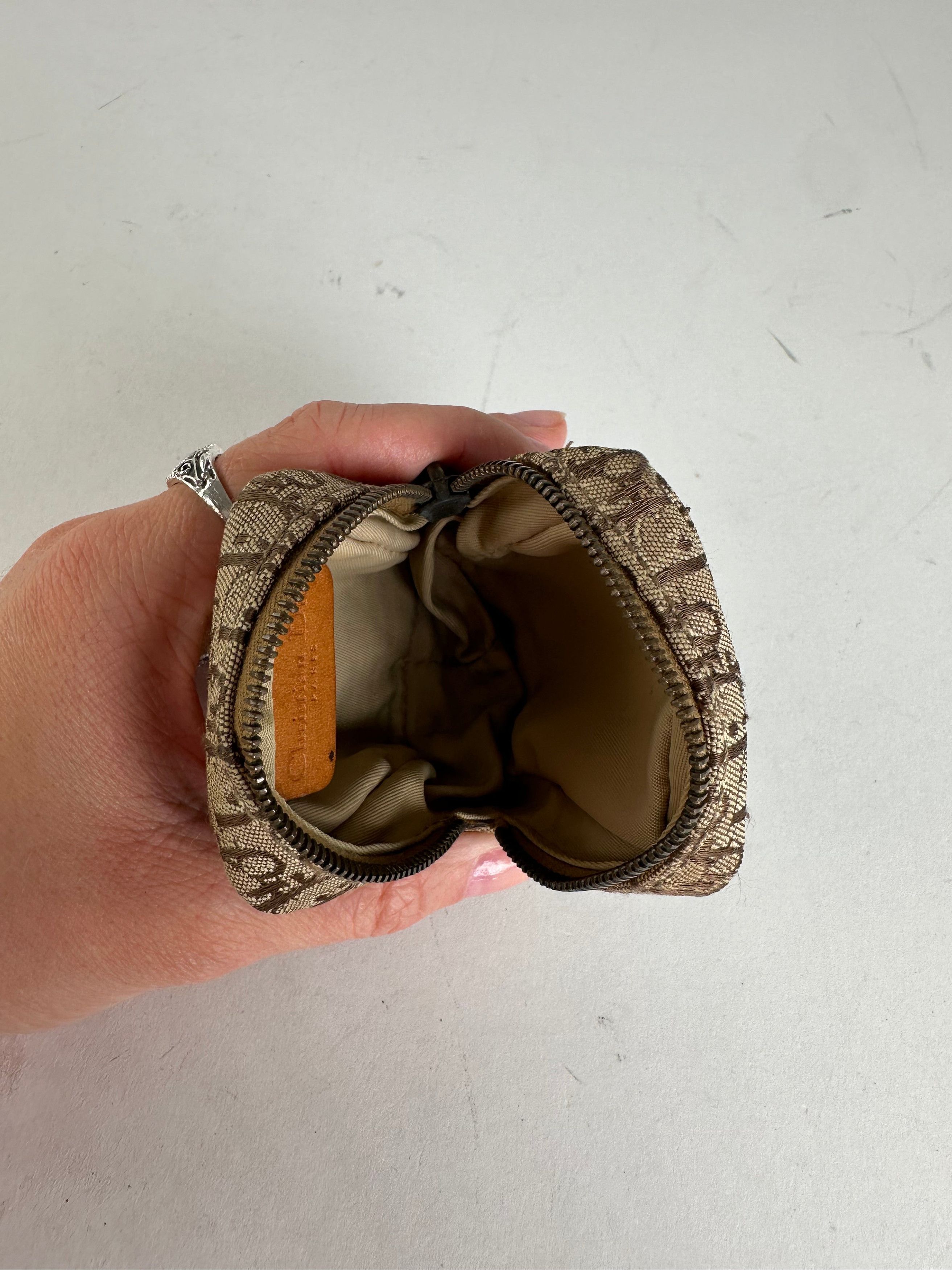 Dior Vintage Oblique Monogram Purse Brown Size ONE SIZE - 7 Thumbnail
