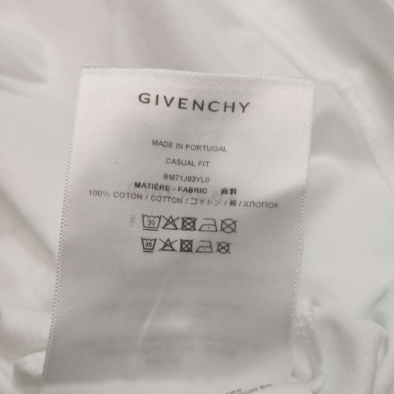 Givenchy Givenchy Men l Short Sleeve Shirts Size US L / EU 52-54 / 3 - 8 Thumbnail