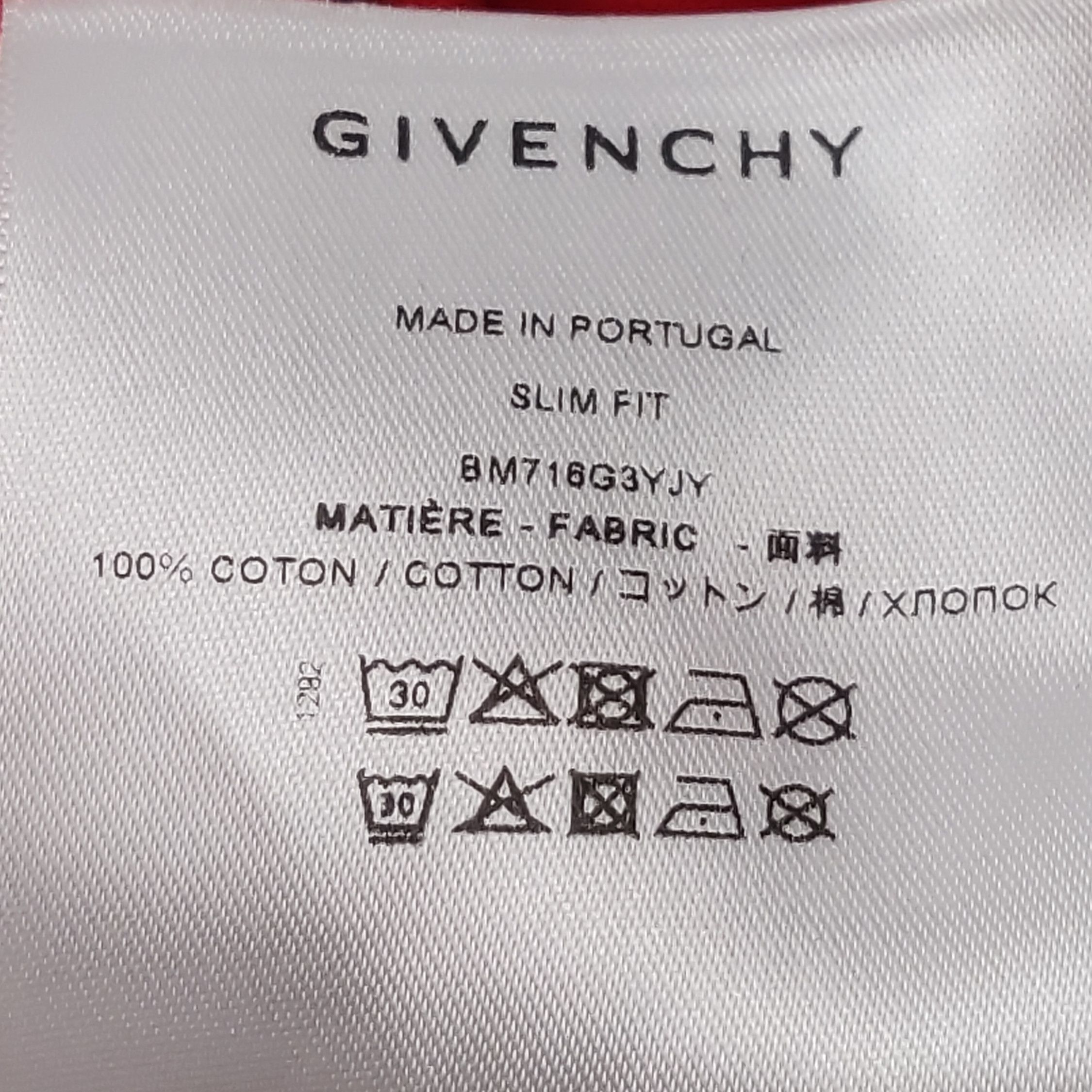 Givenchy Givenchy Men m Short Sleeve Shirts Size US M / EU 48-50 / 2 - 8 Thumbnail