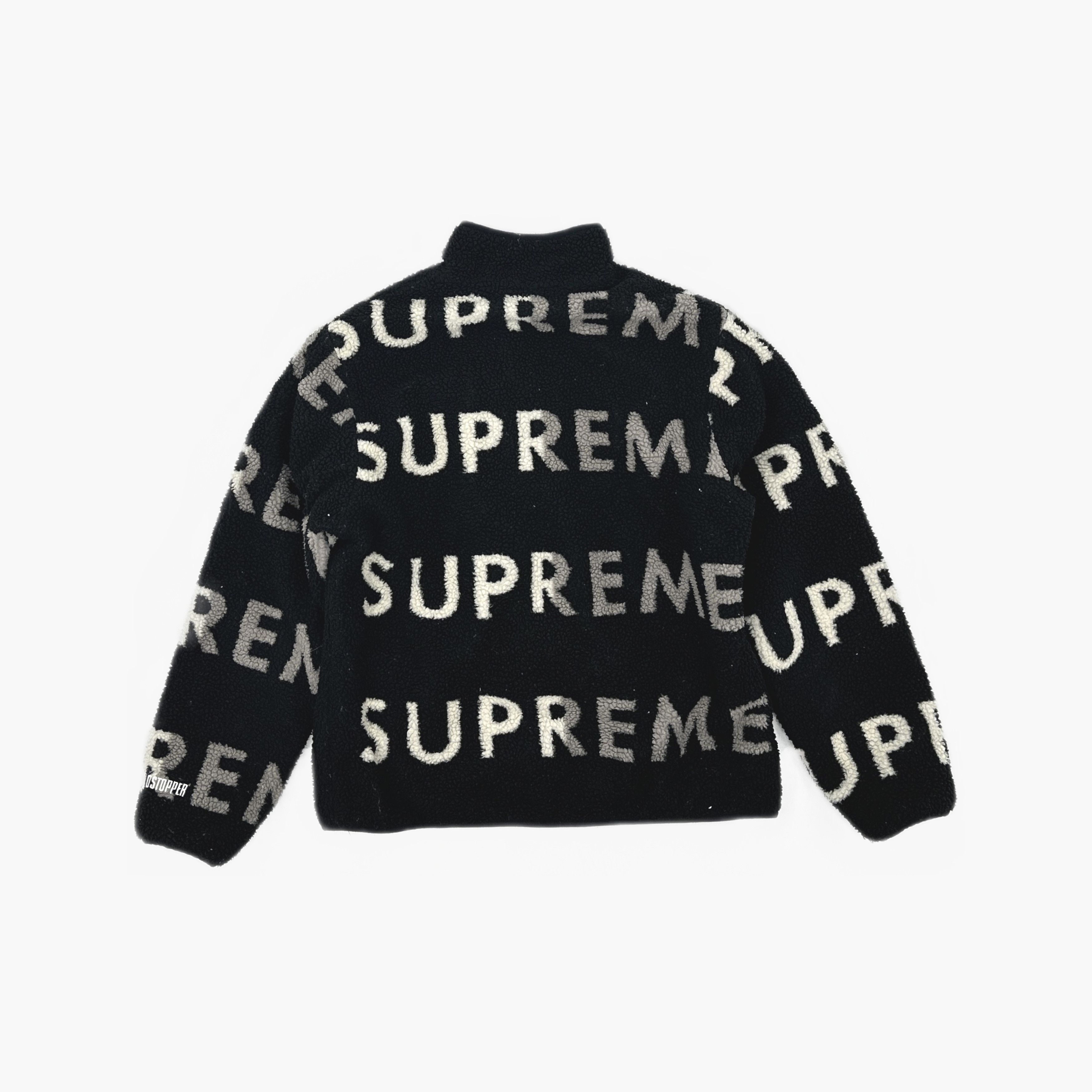 Supreme Supreme Logo Reversible Fleece Jacket Size M Size US M / EU 48-50 / 2 - 4 Thumbnail
