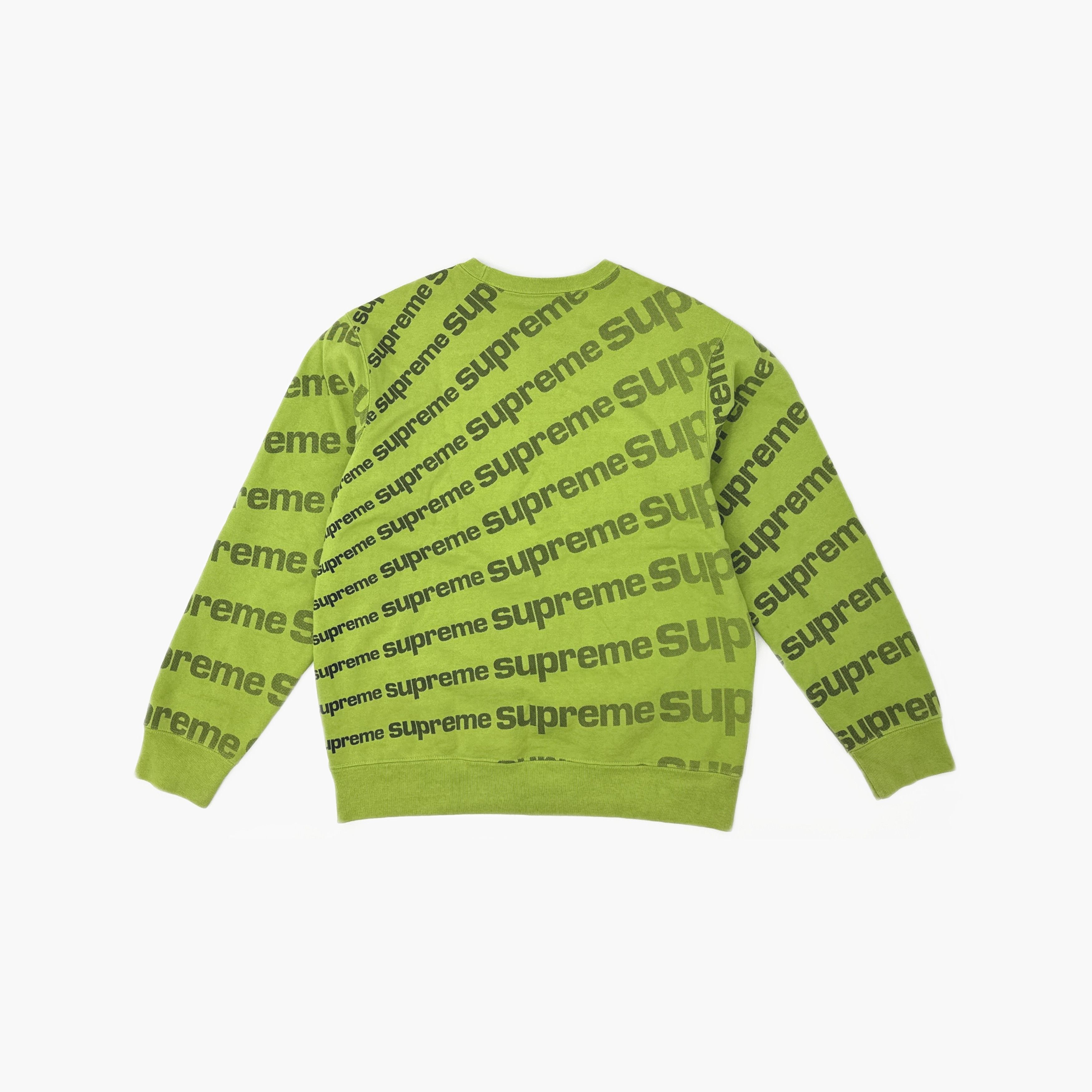 Supreme Supreme Radial Logo Crewneck Size M Size US M / EU 48-50 / 2 - 2 Thumbnail