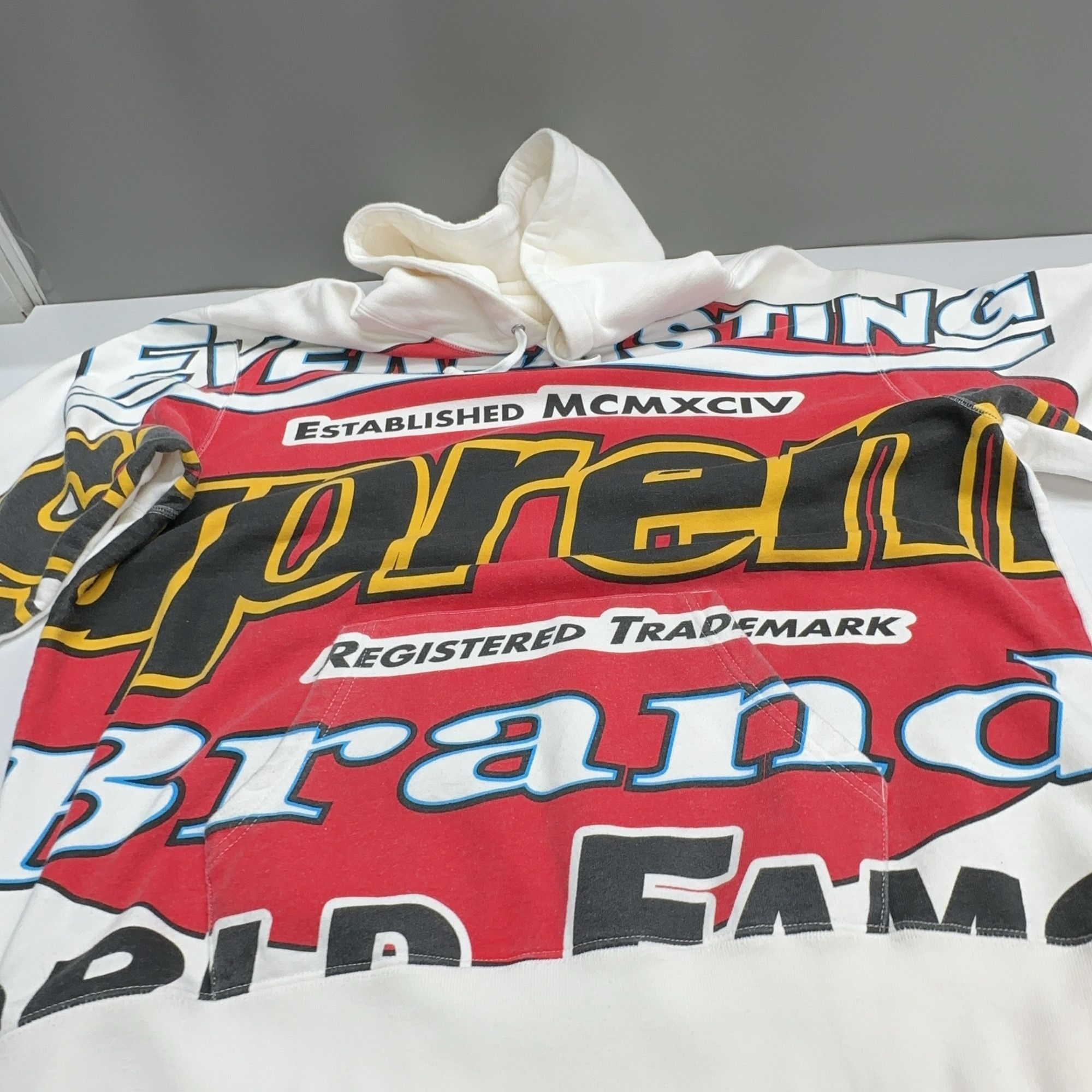 Supreme Supreme Everlasting Logo Hooded Sweatshirt Size L Size US L / EU 52-54 / 3 - 8 Thumbnail