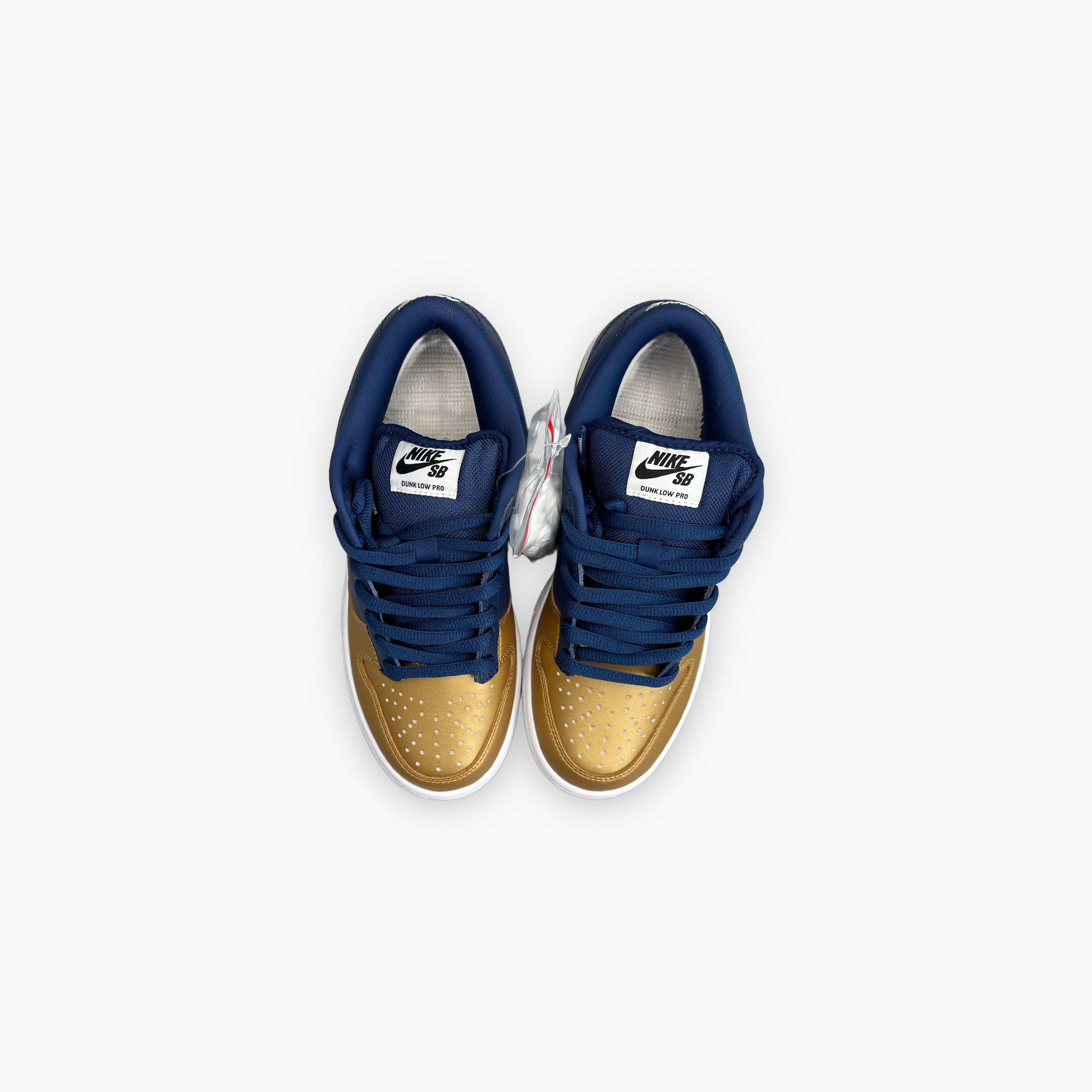 Nike Supreme x Nike Dunk Low SB Gold Navy Size US 5.5 Size US 5.5 / EU 38 - 9 Thumbnail
