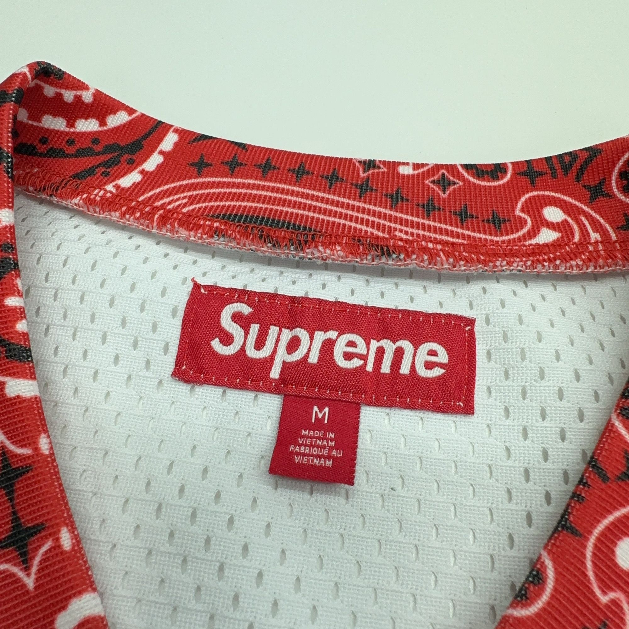 Supreme Supreme Bandana Football Jersey White Size M Size US M / EU 48-50 / 2 - 4 Thumbnail