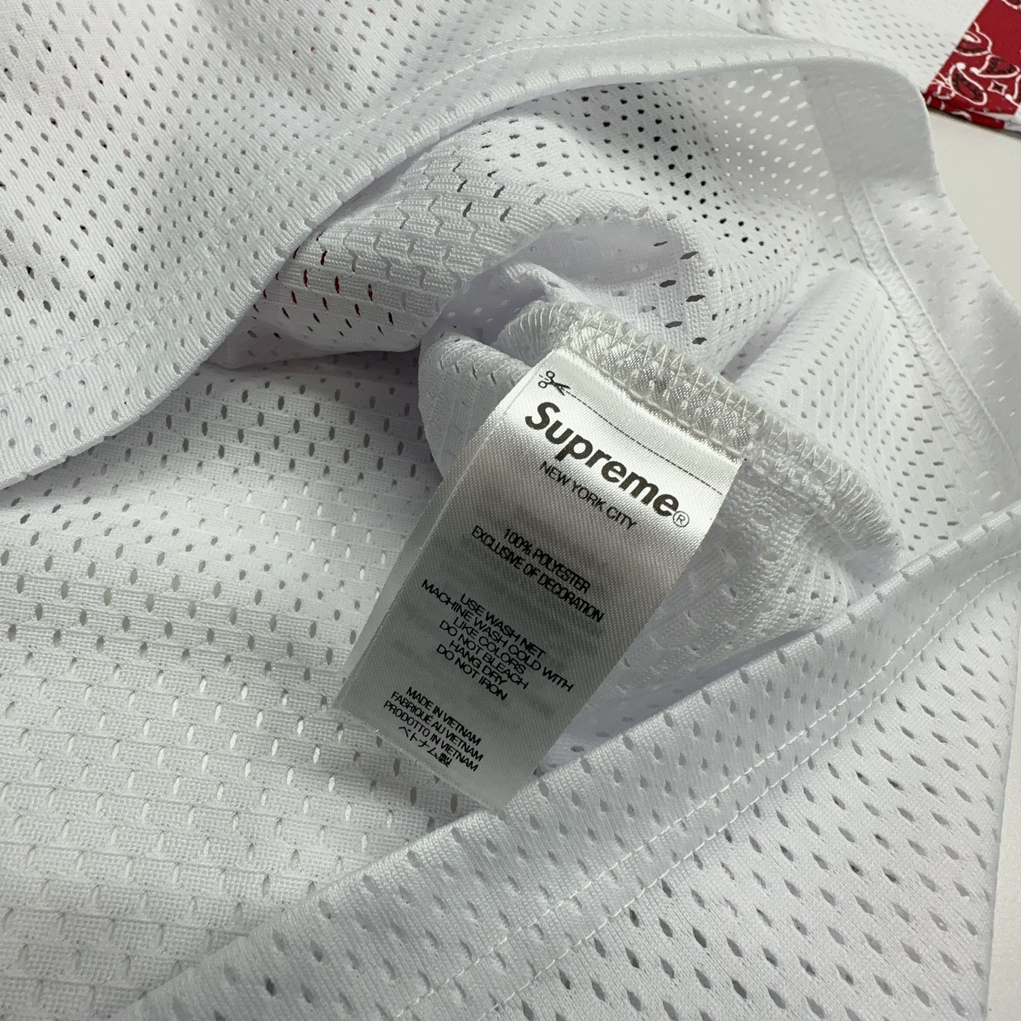 Supreme Supreme Bandana Football Jersey White Size M Size US M / EU 48-50 / 2 - 3 Thumbnail
