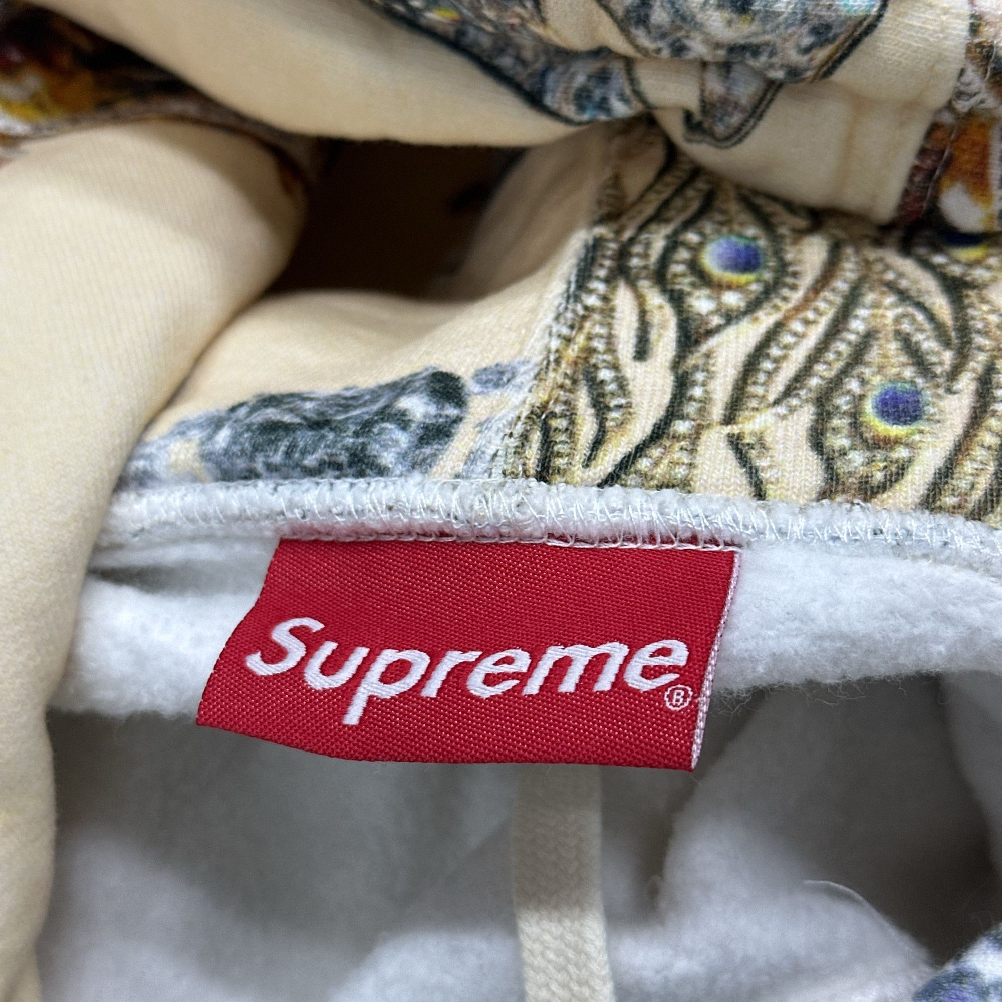 Supreme Supreme Jewels Hooded Sweatshirt Cream Size M Size US M / EU 48-50 / 2 - 3 Thumbnail