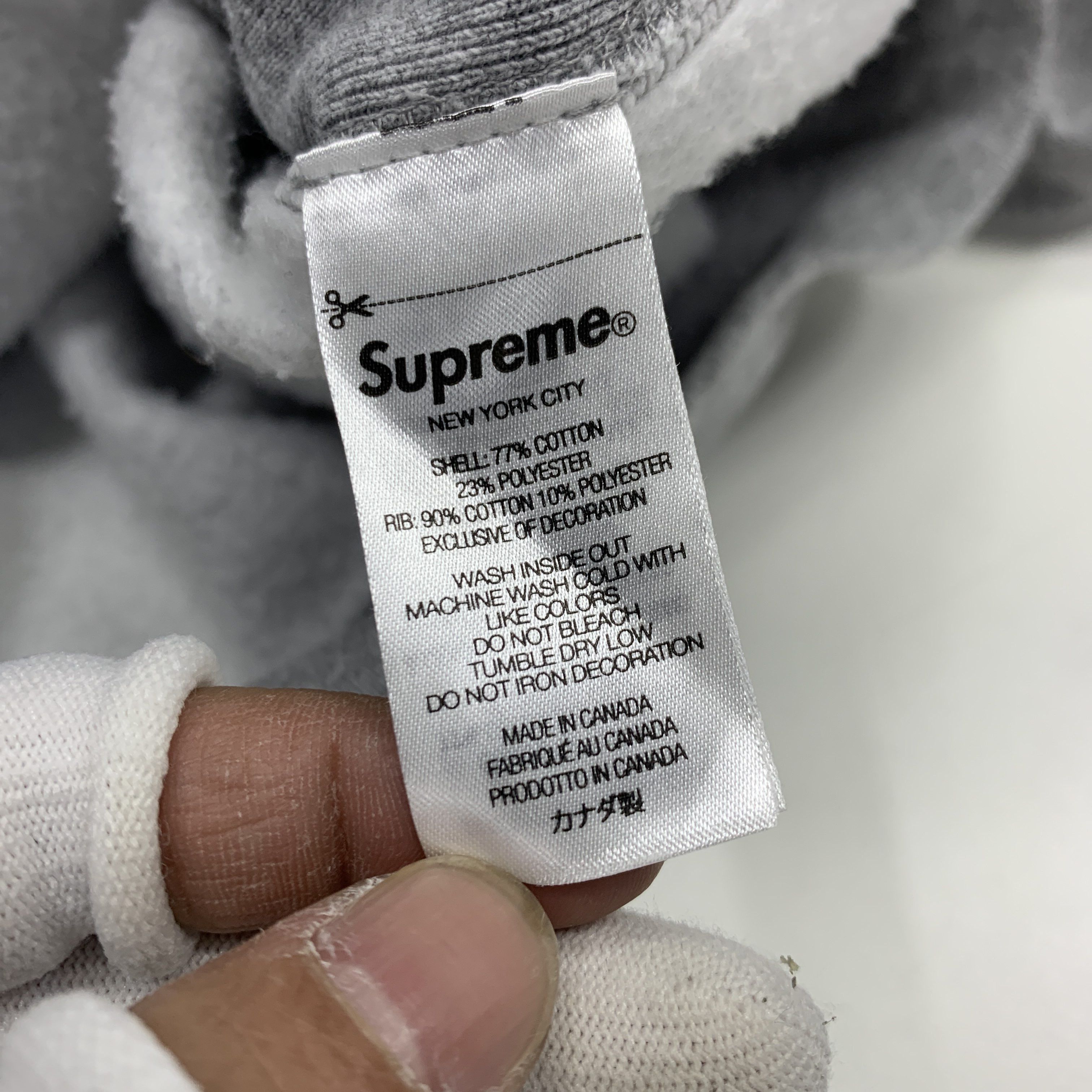 Supreme Supreme FW24 Box Logo Hoodie Gray Size M Size US M / EU 48-50 / 2 - 5 Thumbnail