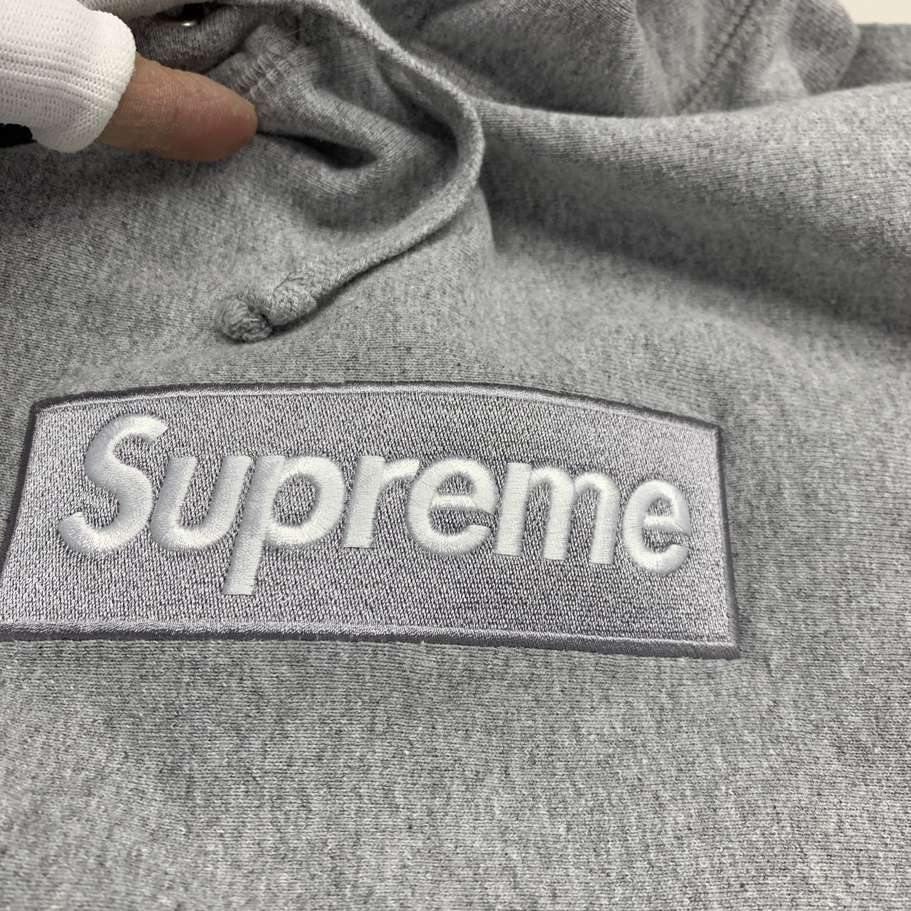 Supreme Supreme FW24 Box Logo Hoodie Gray Size M Size US M / EU 48-50 / 2 - 4 Thumbnail