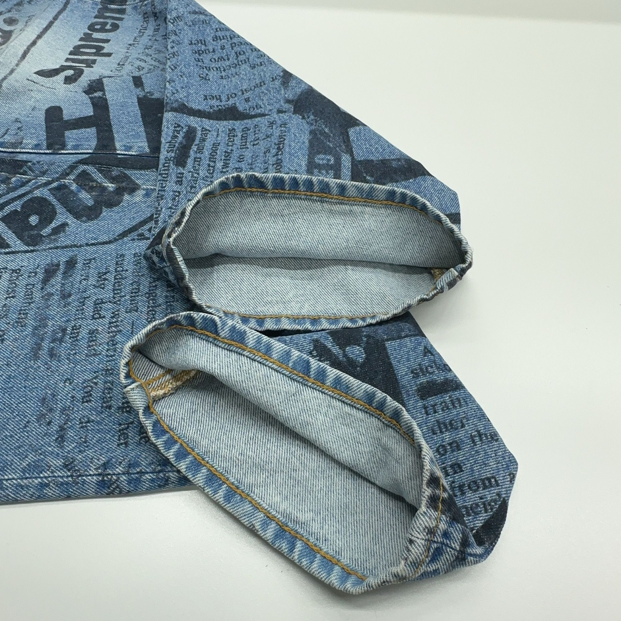 Supreme Supreme Newspaper Print Jeans Size 34 Size US 34 / EU 50 - 9 Thumbnail